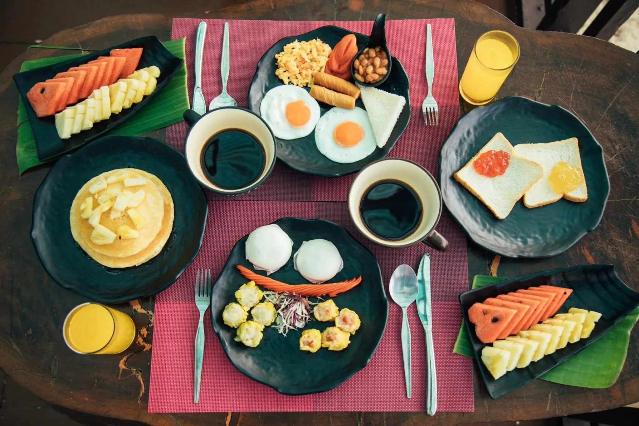 Buffet breakfast in Adang Island Resort