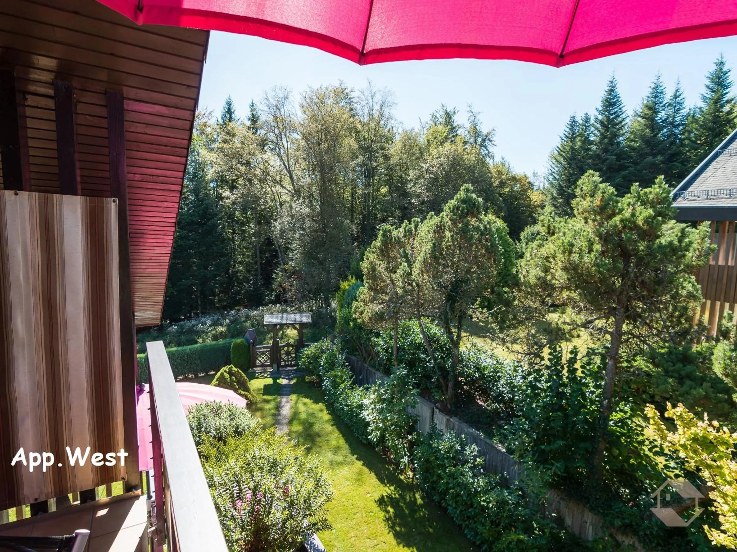Balcony/Terrace in Landhaus Gruden Sommerberg