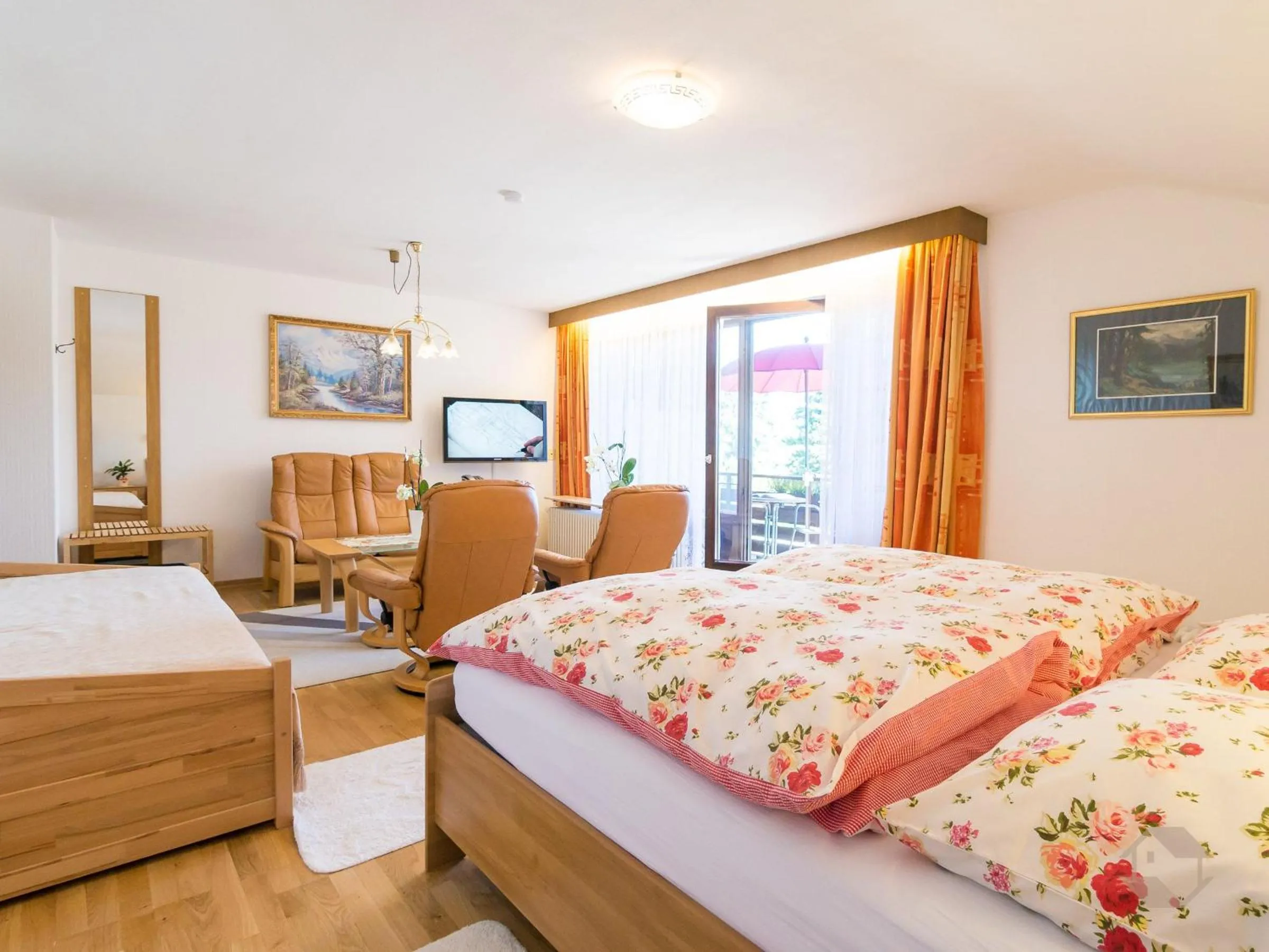 Bed in Landhaus Gruden Sommerberg