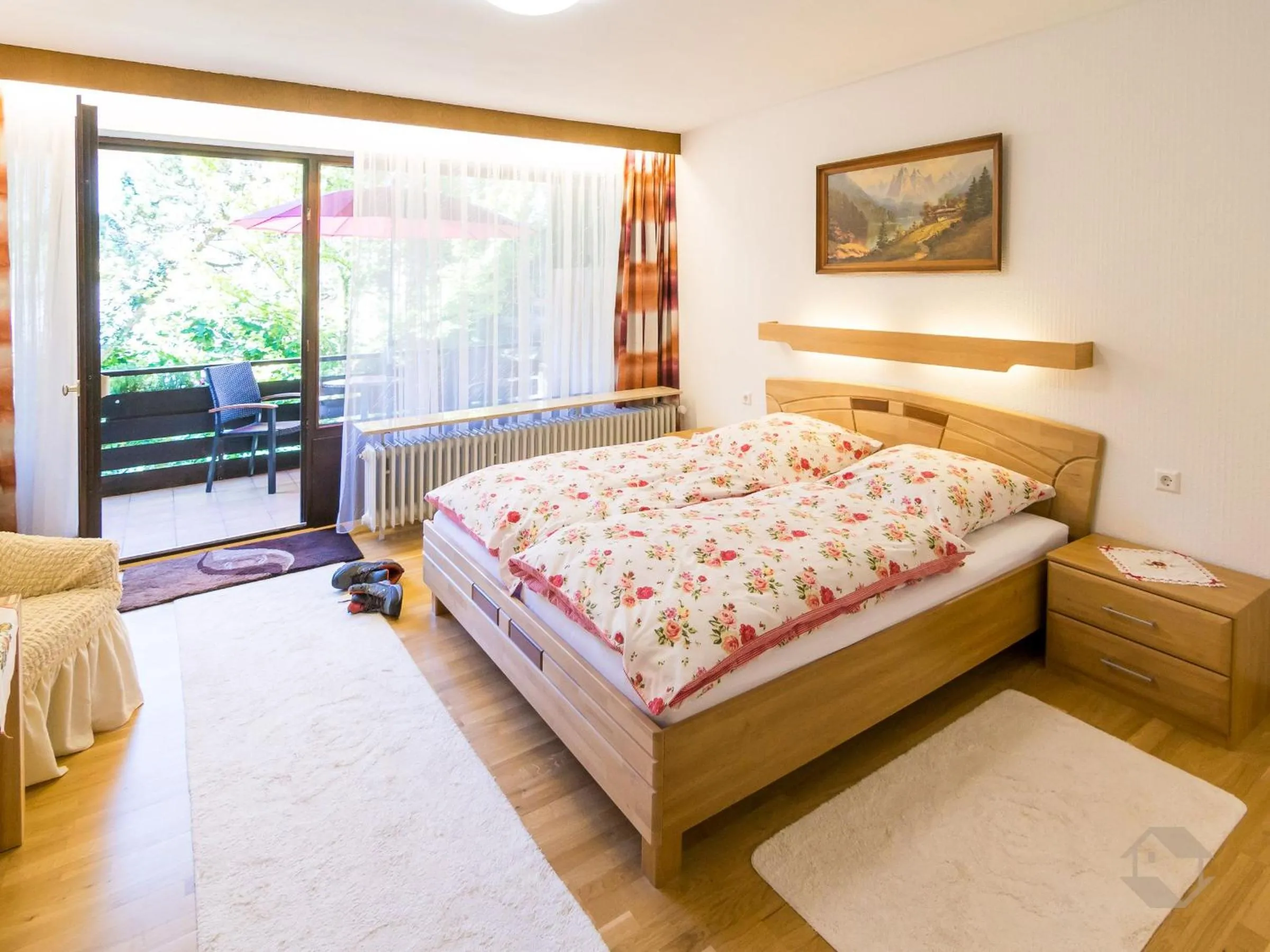 Bed in Landhaus Gruden Sommerberg