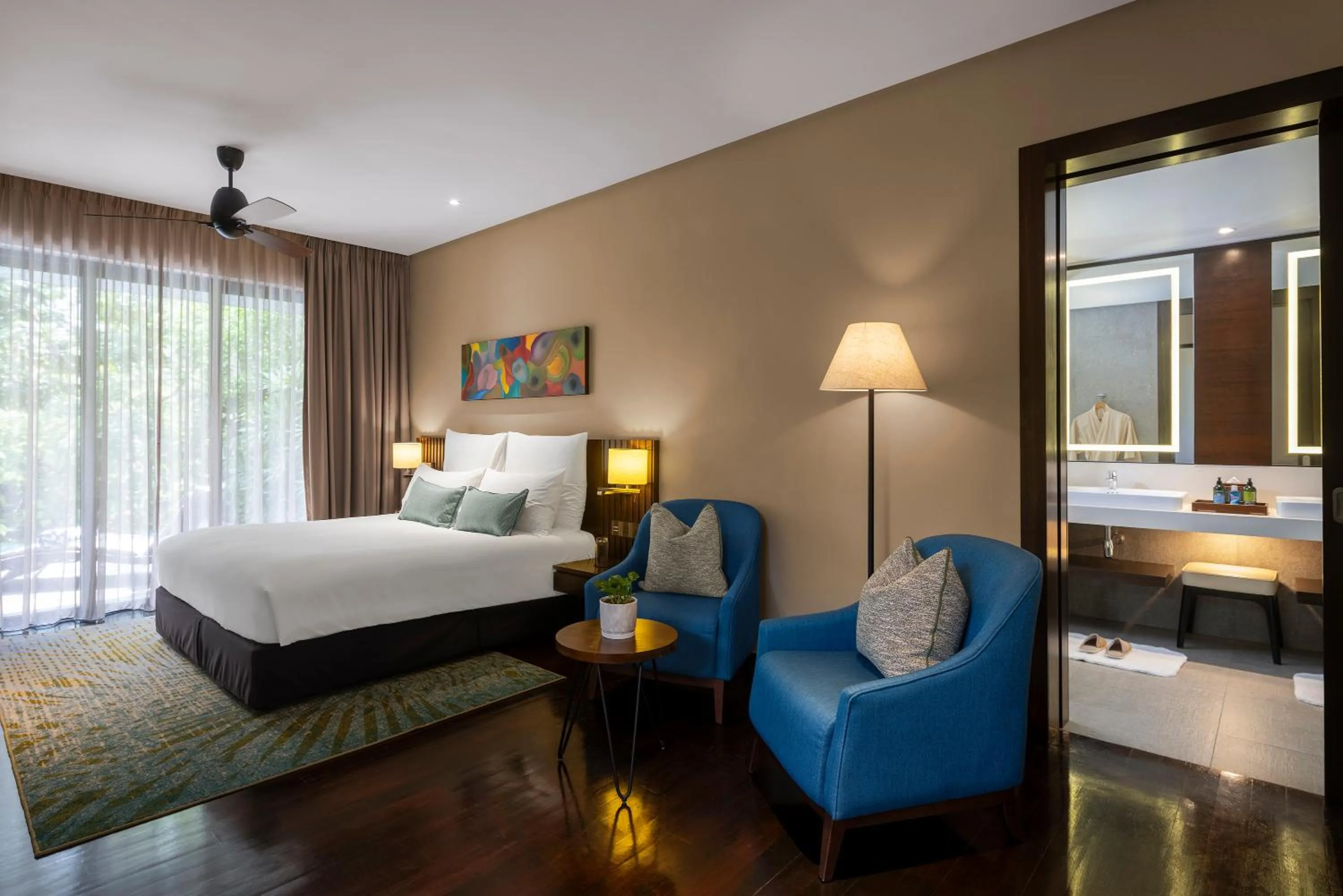 View (from property/room), Bed in Mangala Estate Boutique Resort - Small Luxury Hotels of the World