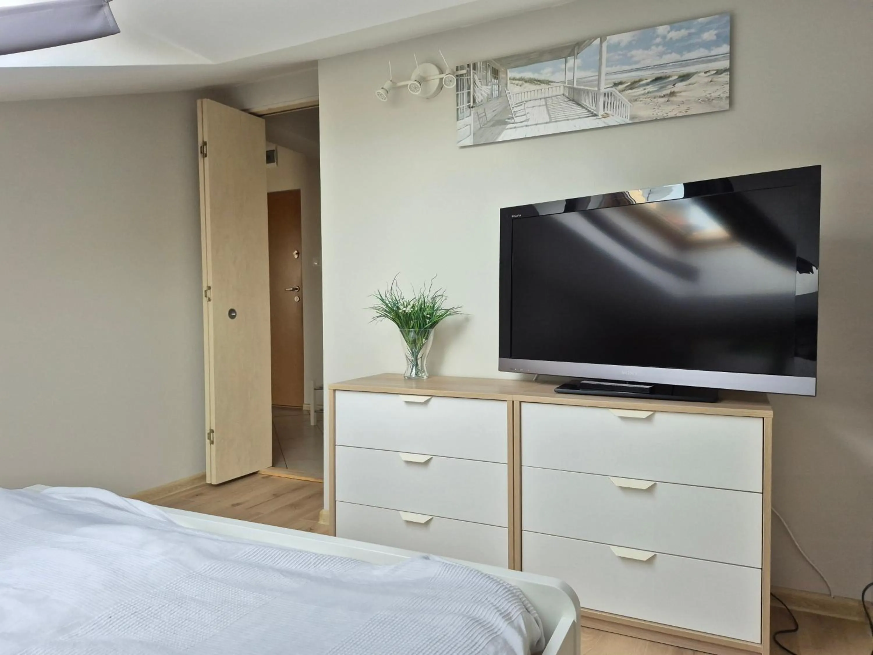 Bedroom, Bed in Apartament Pod Platanami