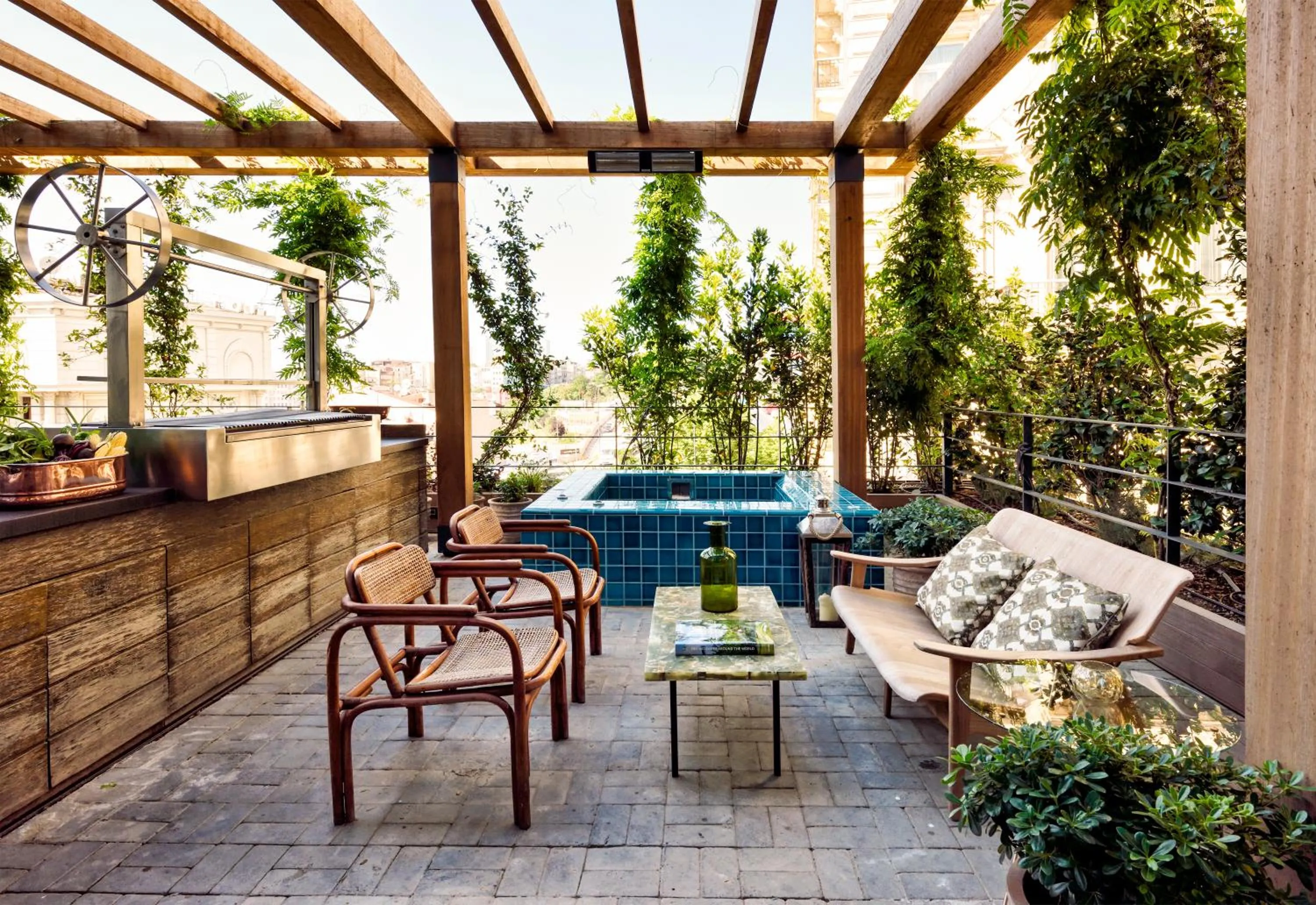 Balcony/Terrace in Soho House Istanbul