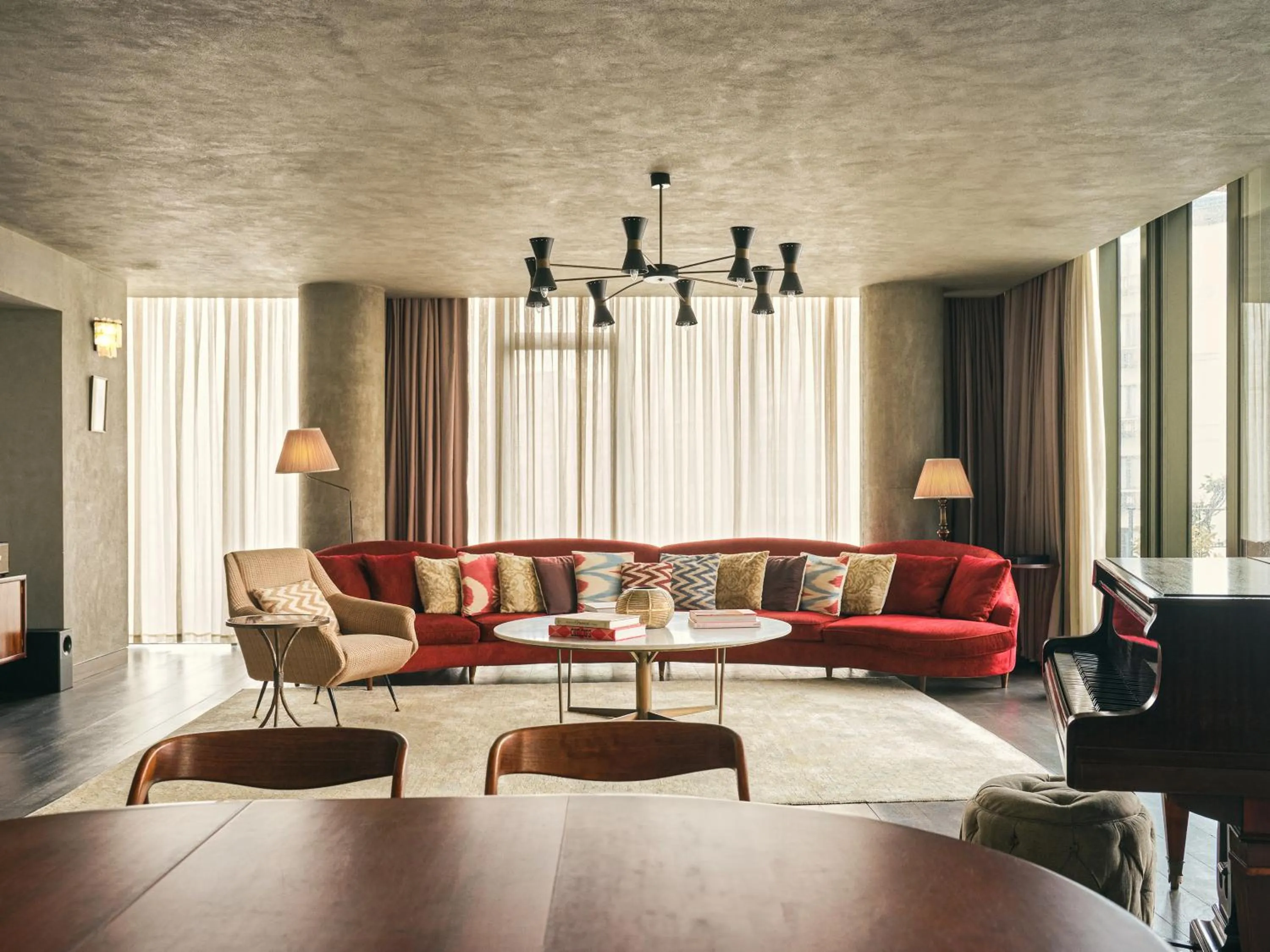 Living room in Soho House Istanbul