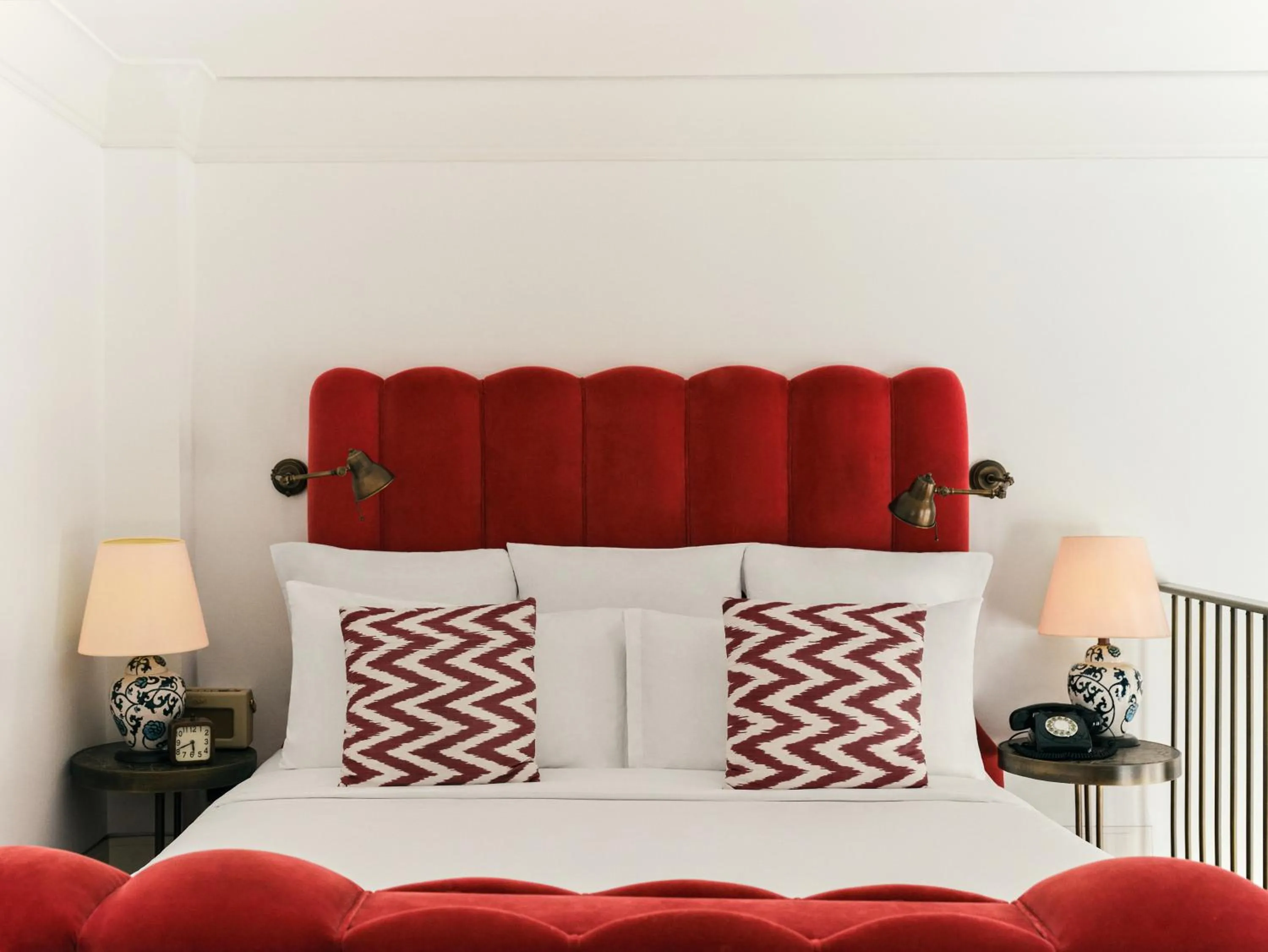 Bed in Soho House Istanbul