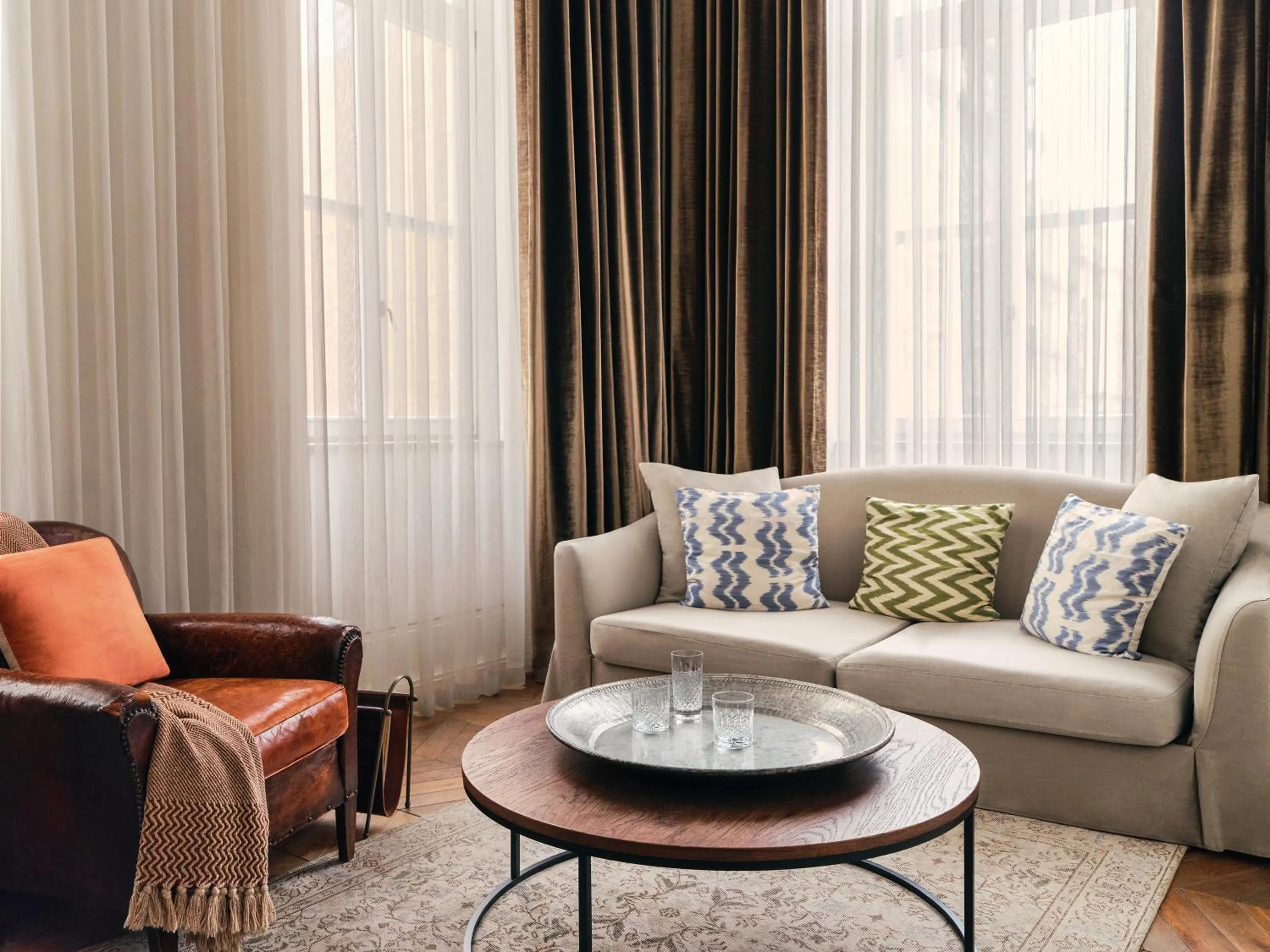 Living room in Soho House Istanbul