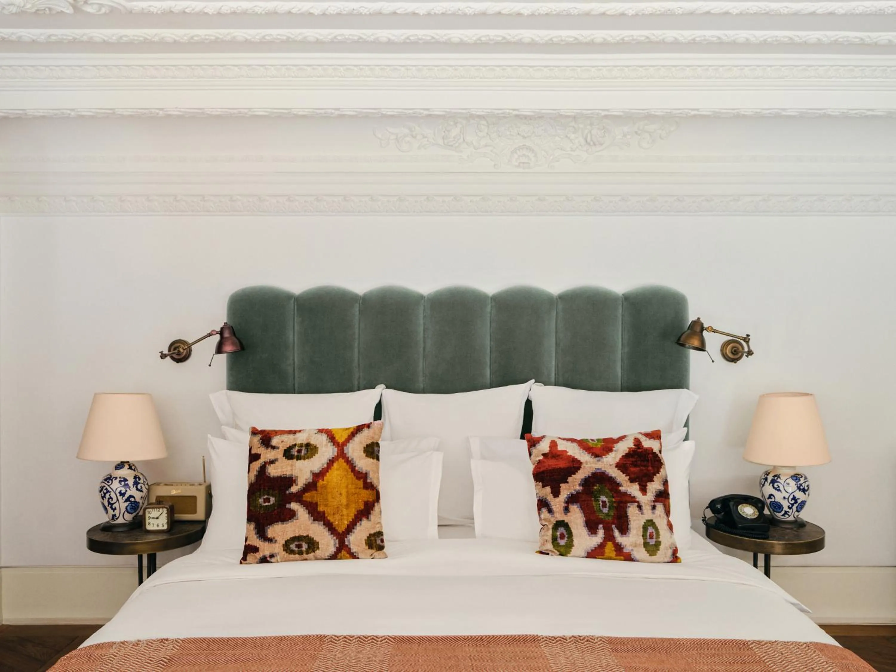 Bed in Soho House Istanbul