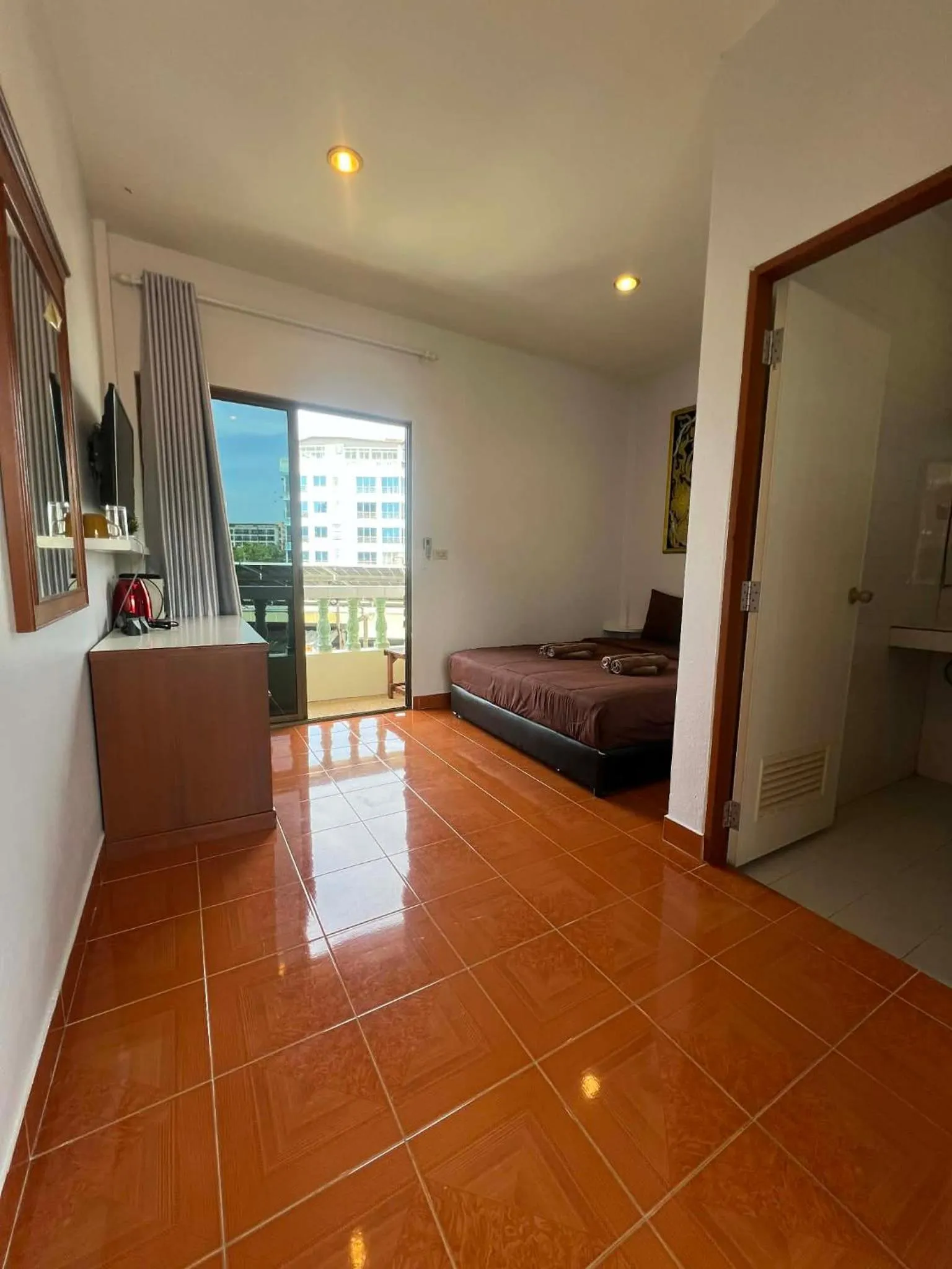 Bedroom in Ban Elephant Blanc Apartment