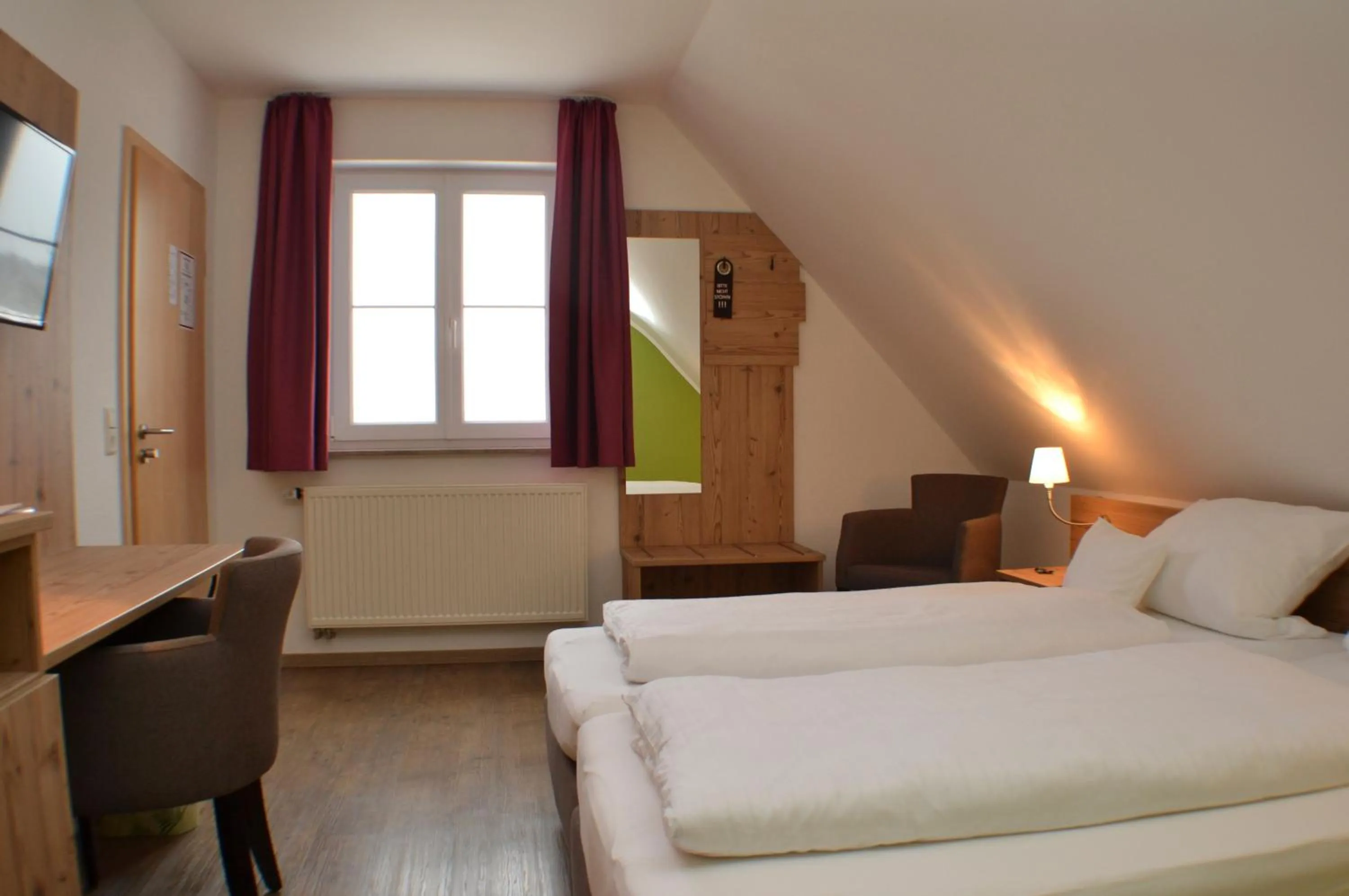 Photo of the whole room, Bed in Brigel-Hof