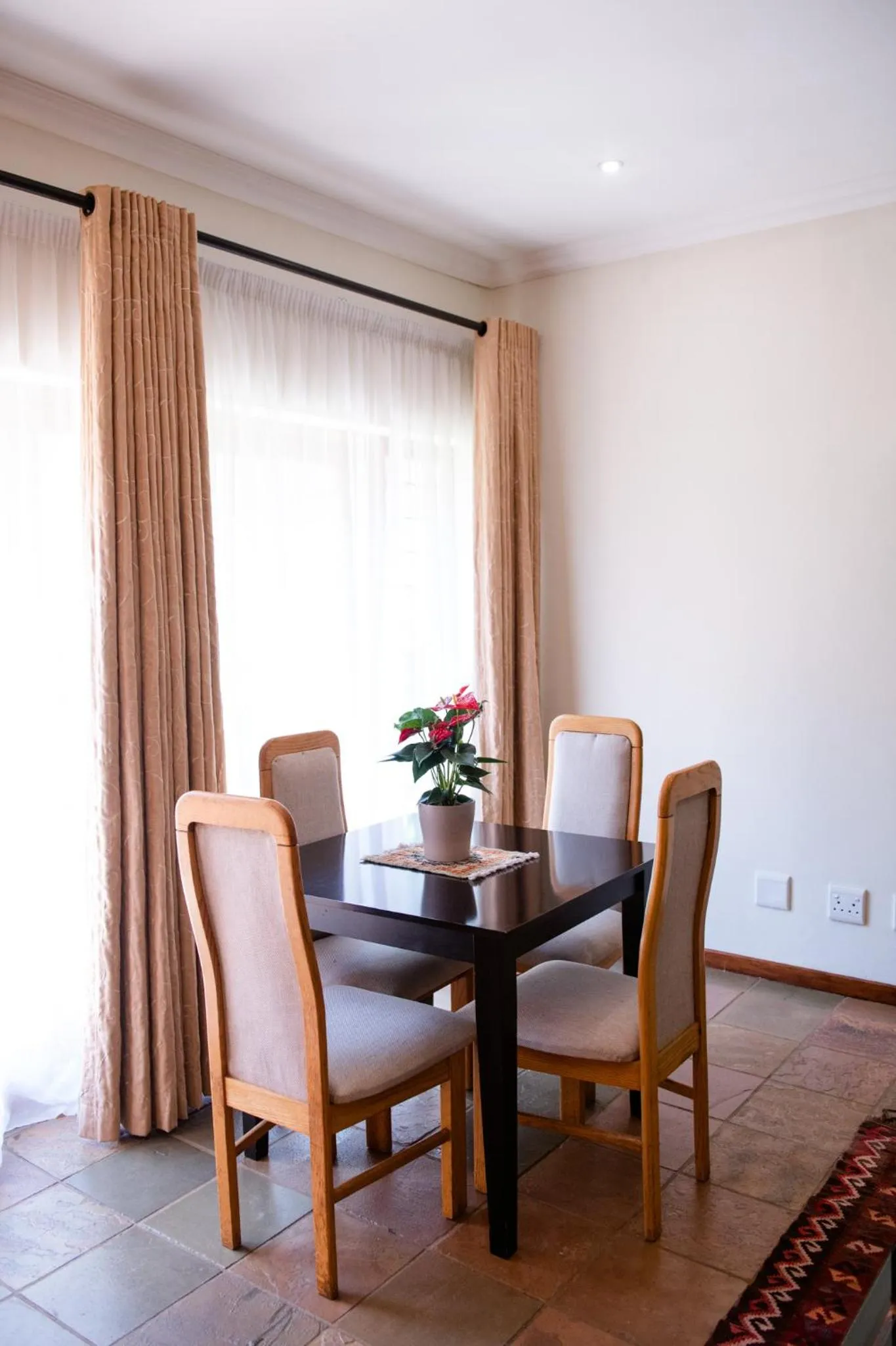 Dining area in 37 on Charles