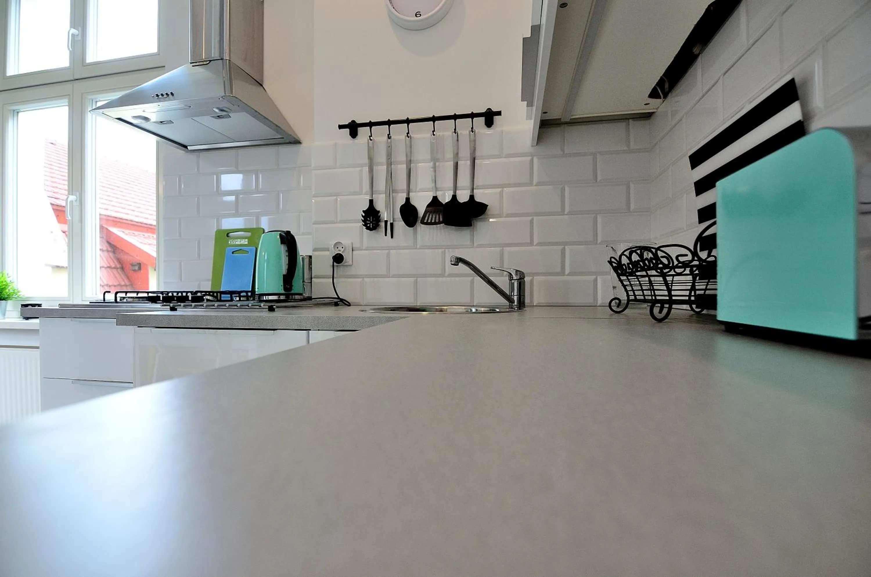 Kitchen or kitchenette in Victus Apartamenty, Apartamenty Adams