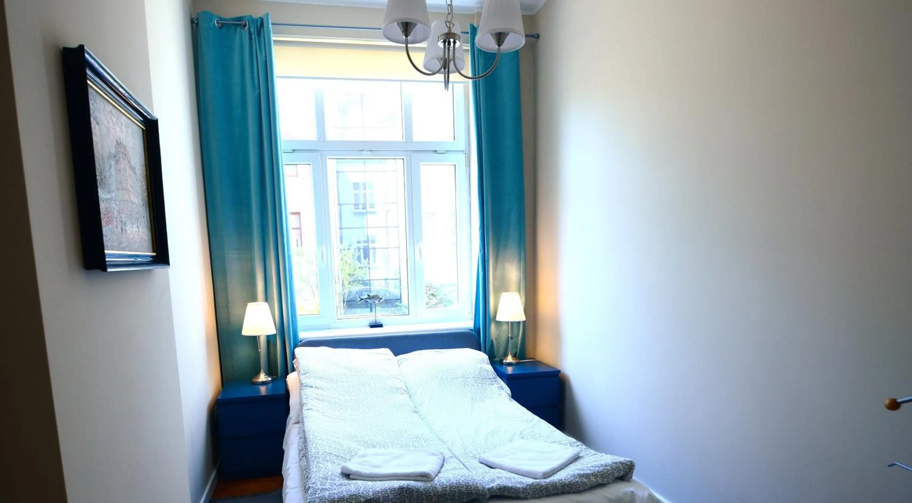 Bedroom, Bed in Victus Apartamenty, Apartamenty Adams