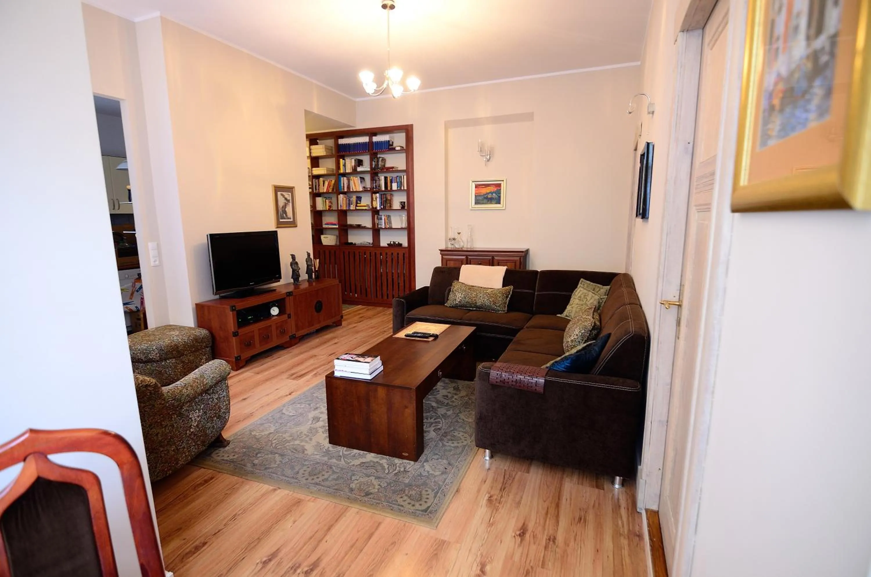 Living room in Victus Apartamenty, Apartamenty Adams