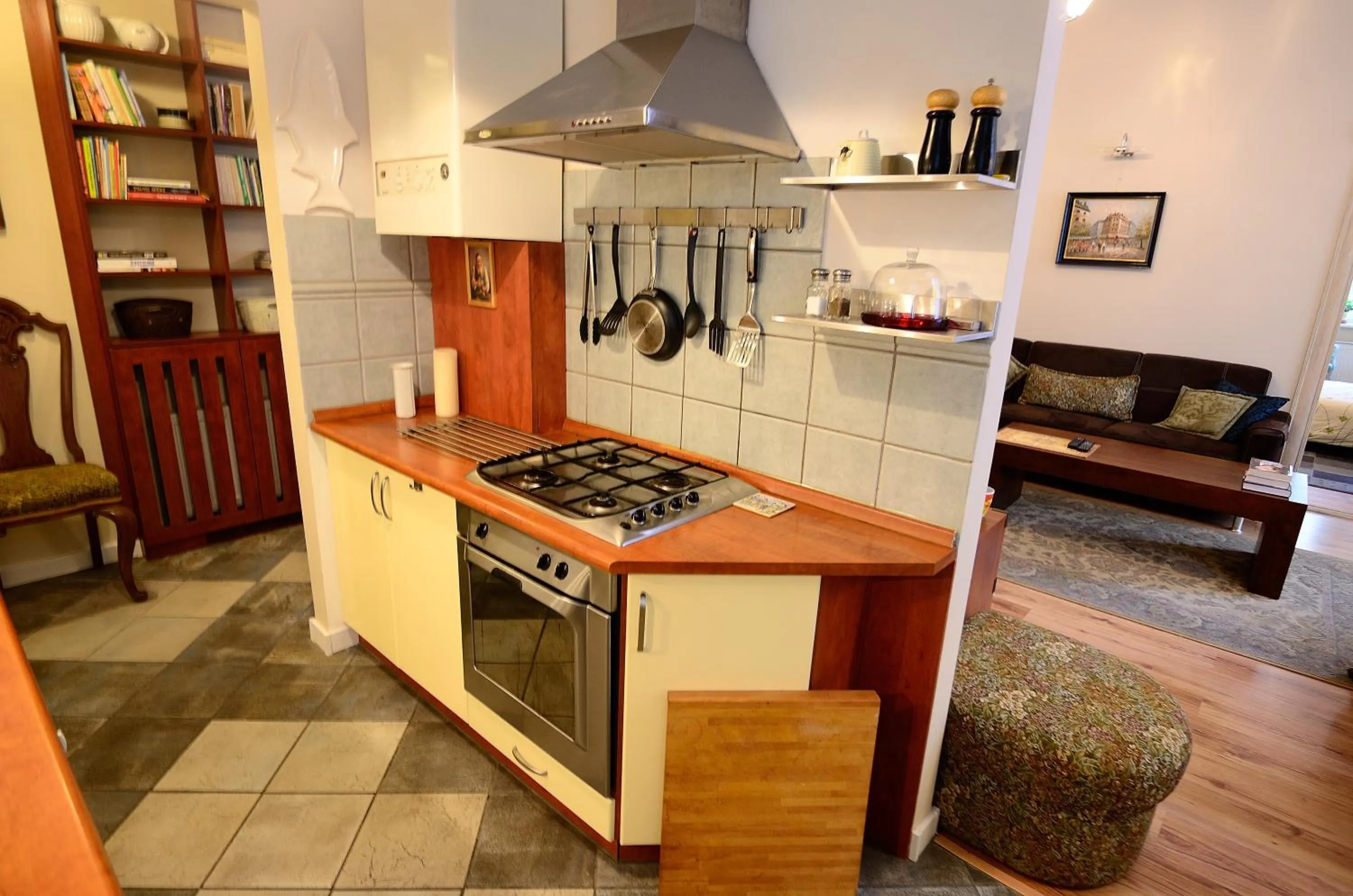 Kitchen or kitchenette in Victus Apartamenty, Apartamenty Adams