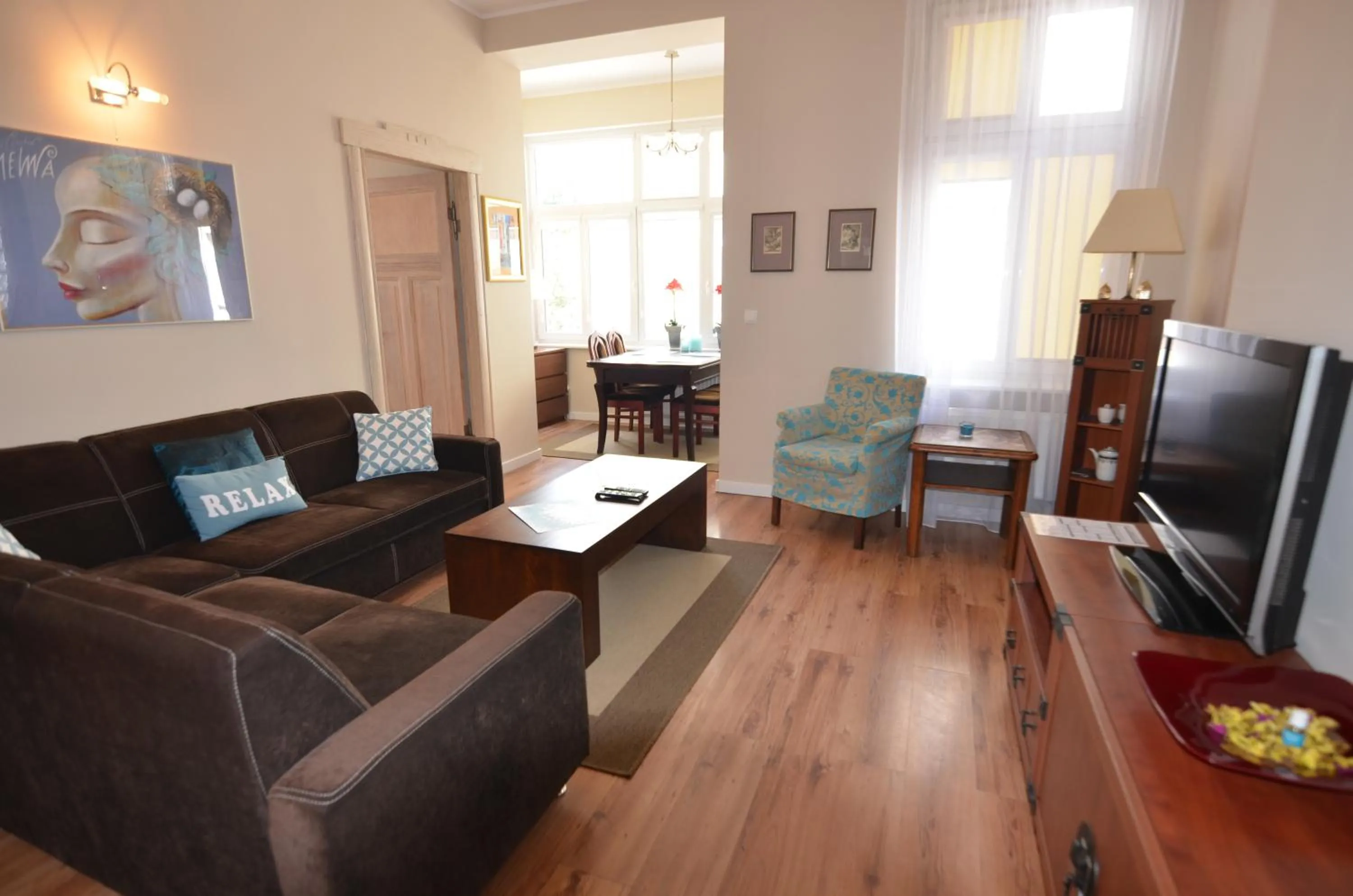 Living room in Victus Apartamenty, Apartamenty Adams