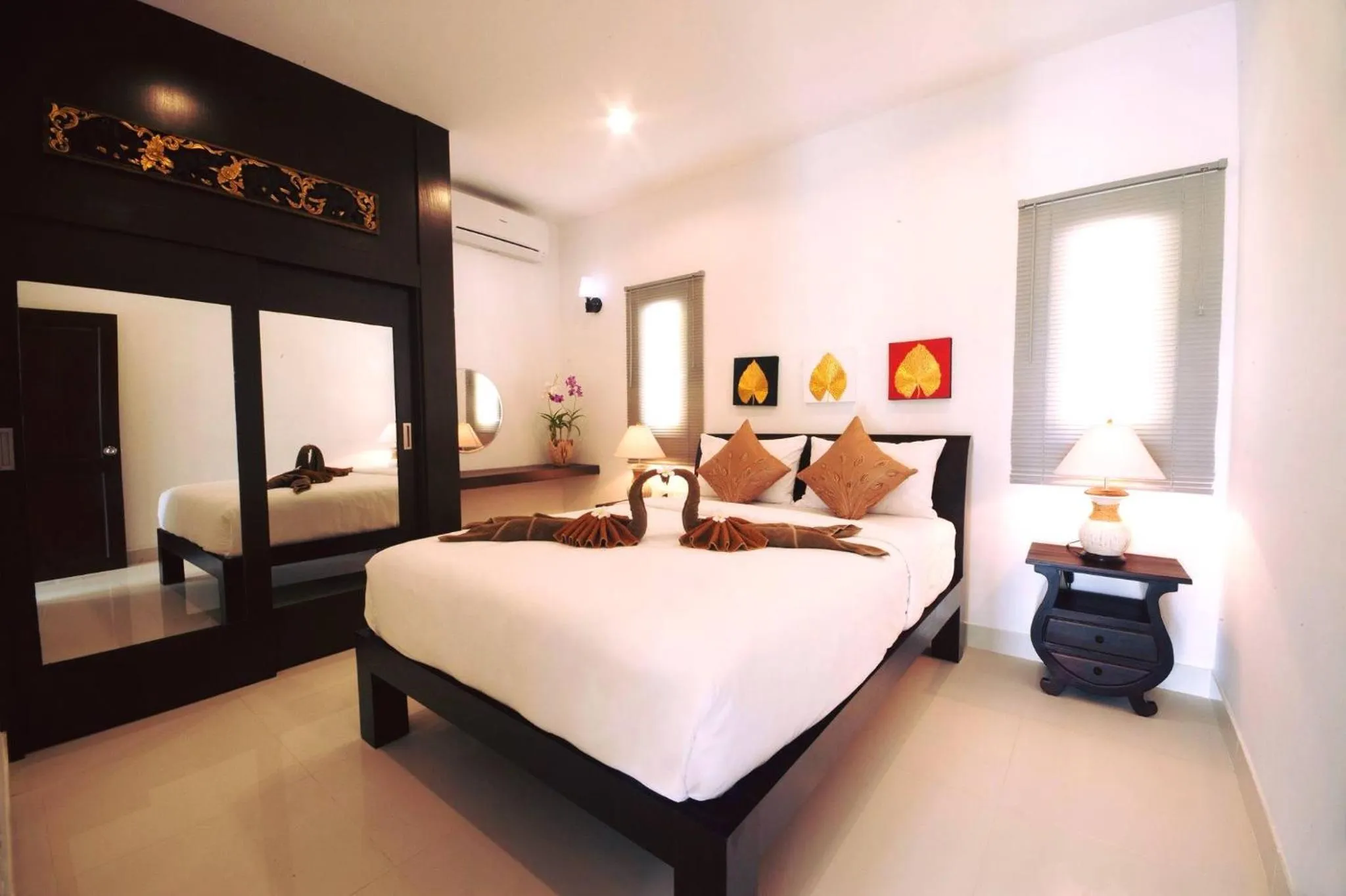 Bedroom, Bed in Arthaya Villas - SHA Extra Plus