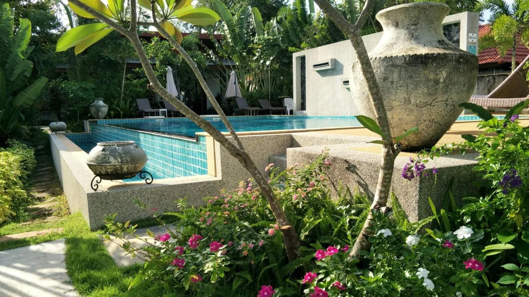 Pool view in Arthaya Villas - SHA Extra Plus