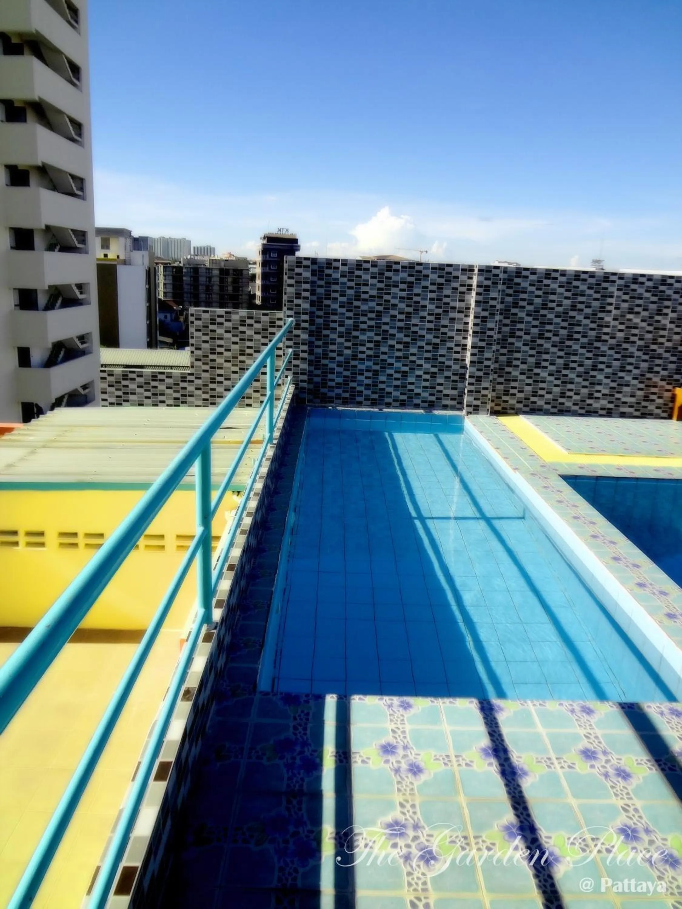 Text overlay in The Garden Place Pattaya