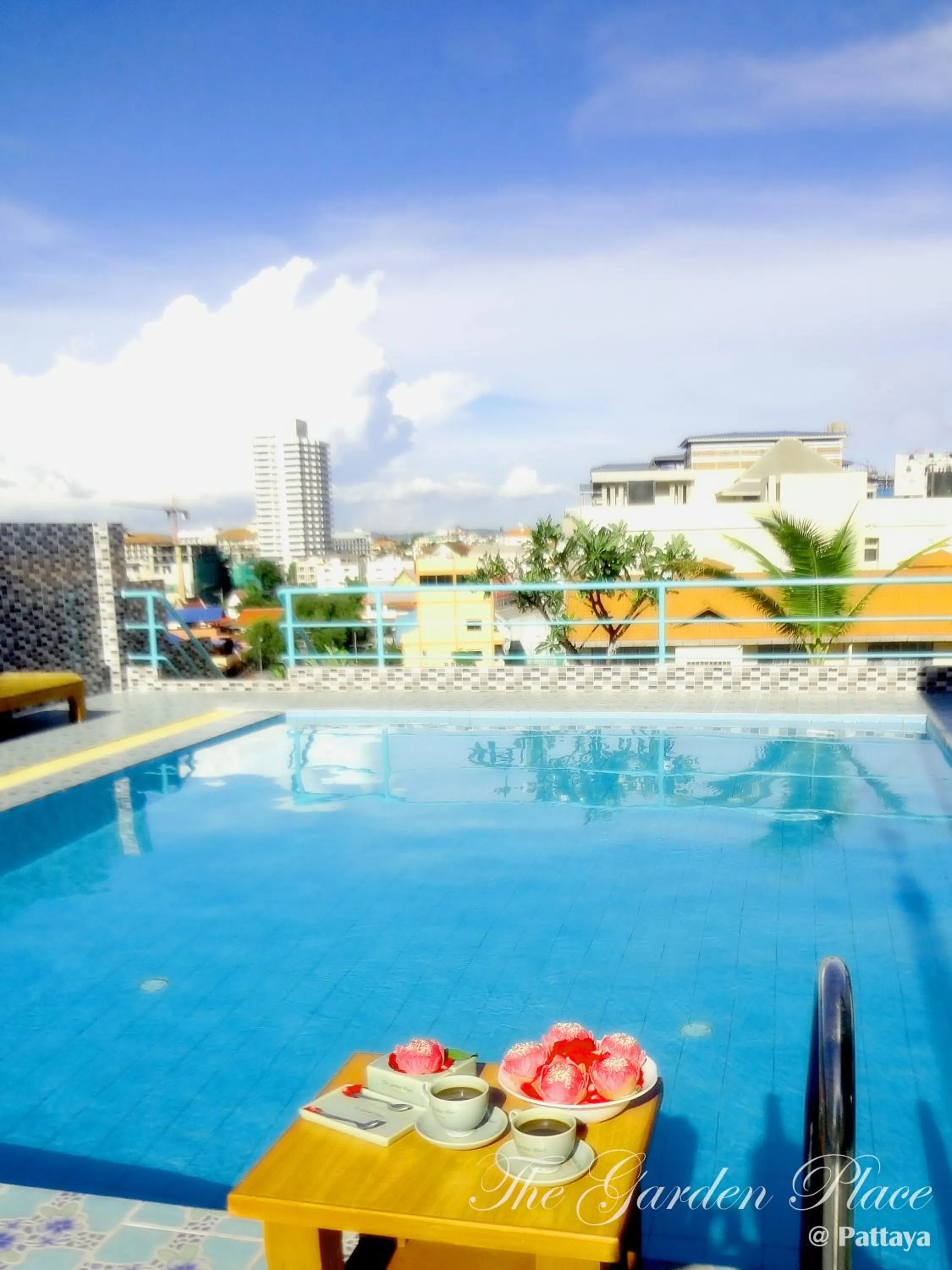 Text overlay in The Garden Place Pattaya