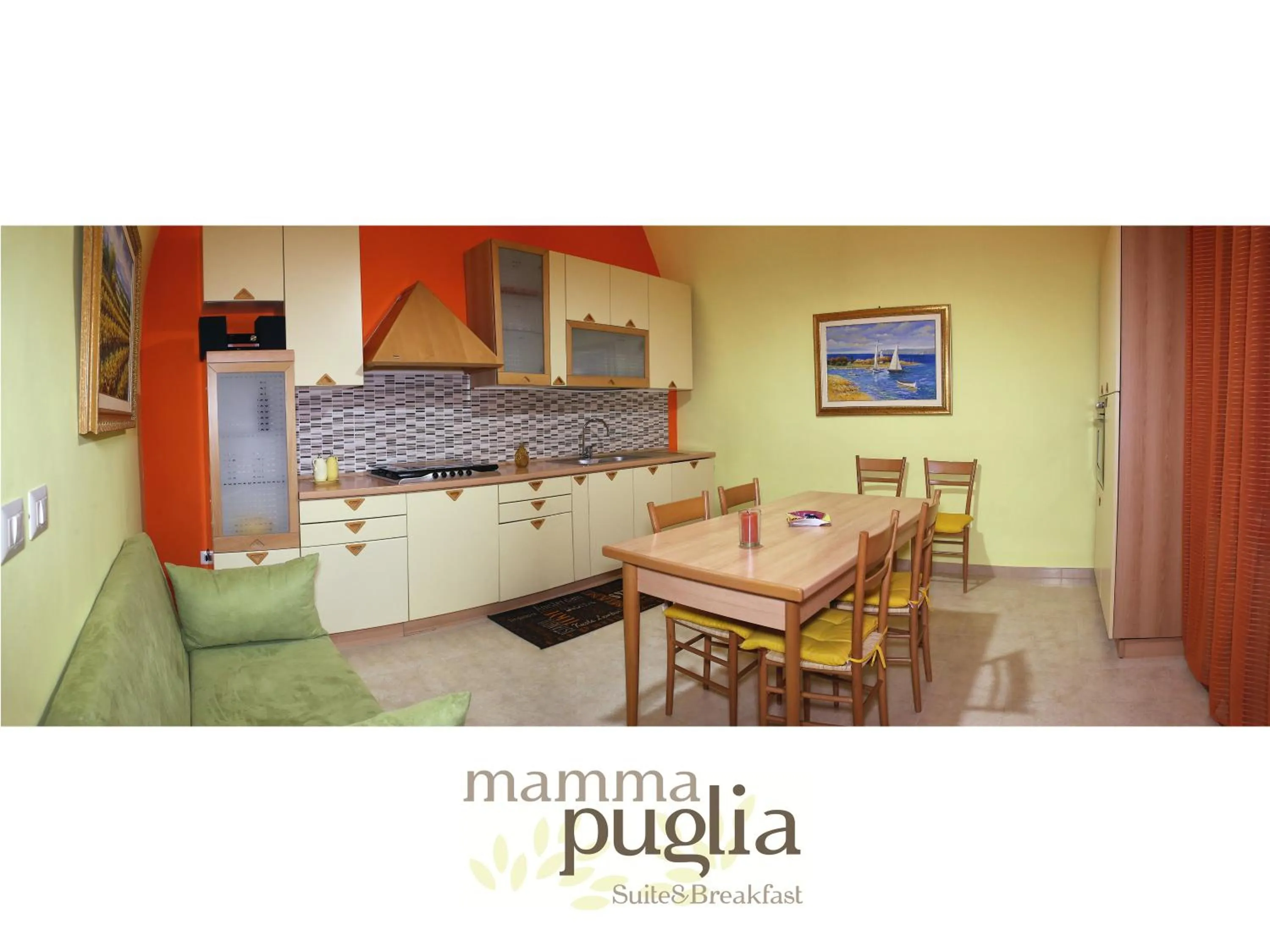 Kitchen or kitchenette in Mamma Puglia Suite & Breakfast