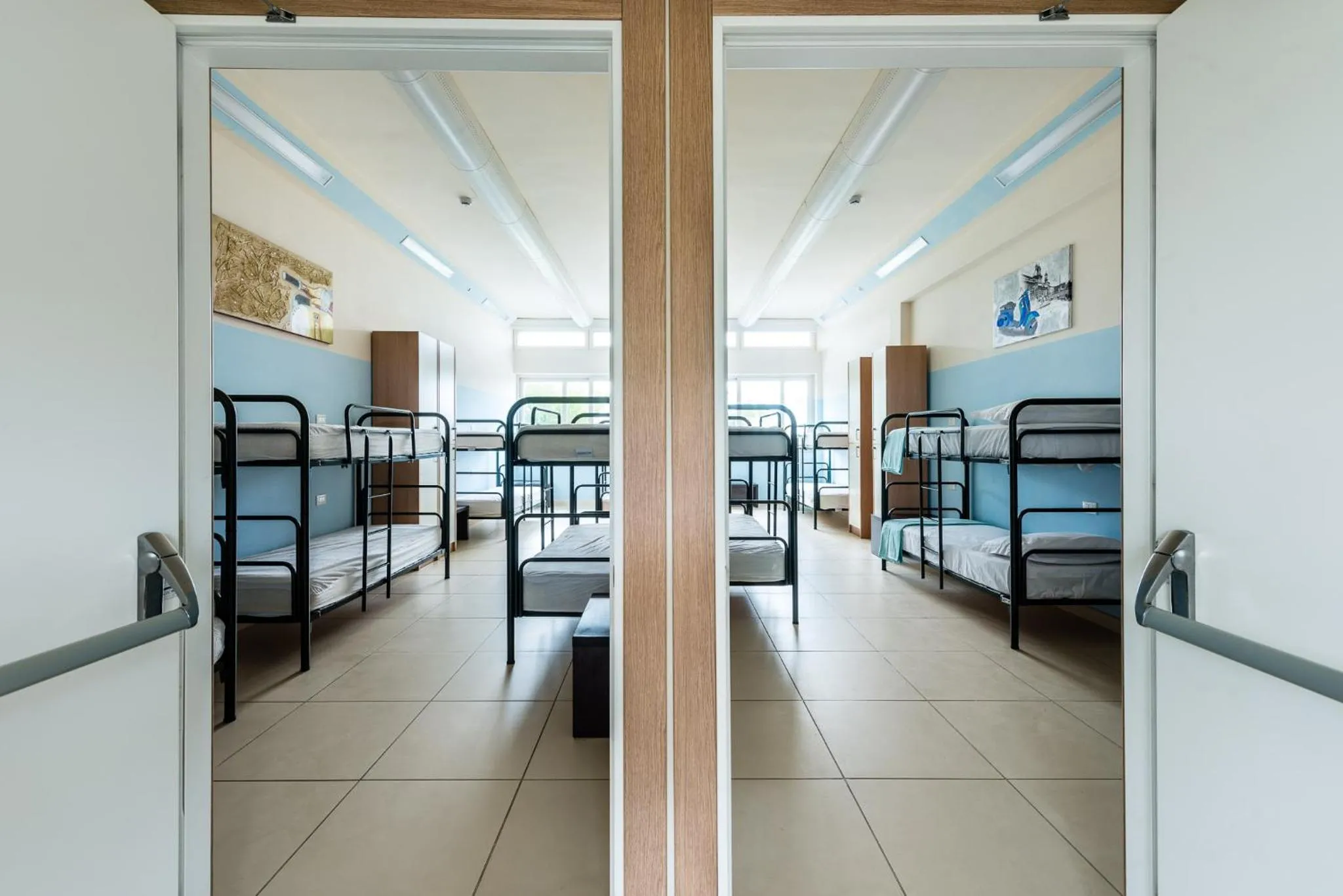 Photo of the whole room, Bed in Eliopoli Beach Hostel & Restaurant