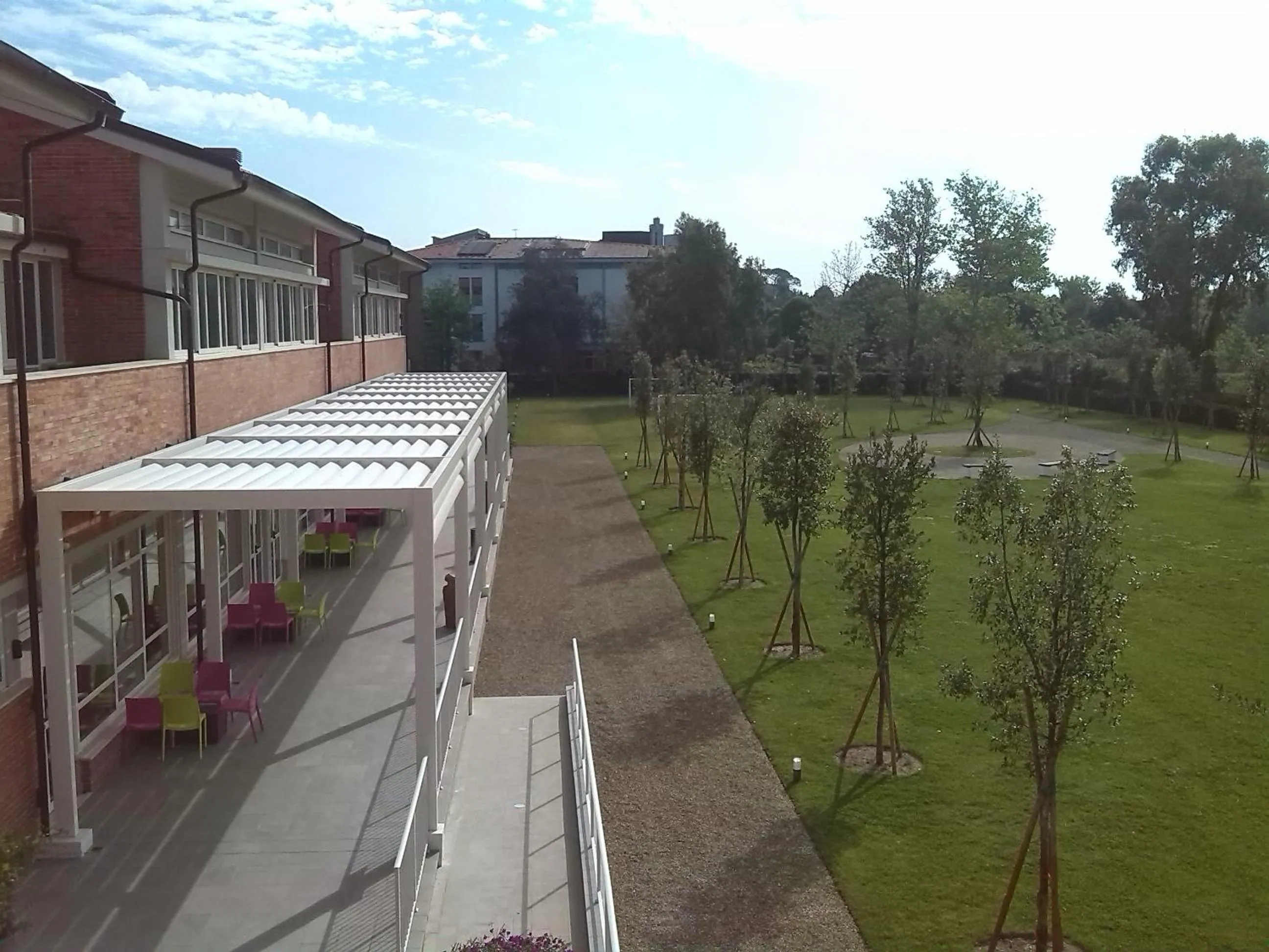Property building in Eliopoli Beach Hostel & Restaurant