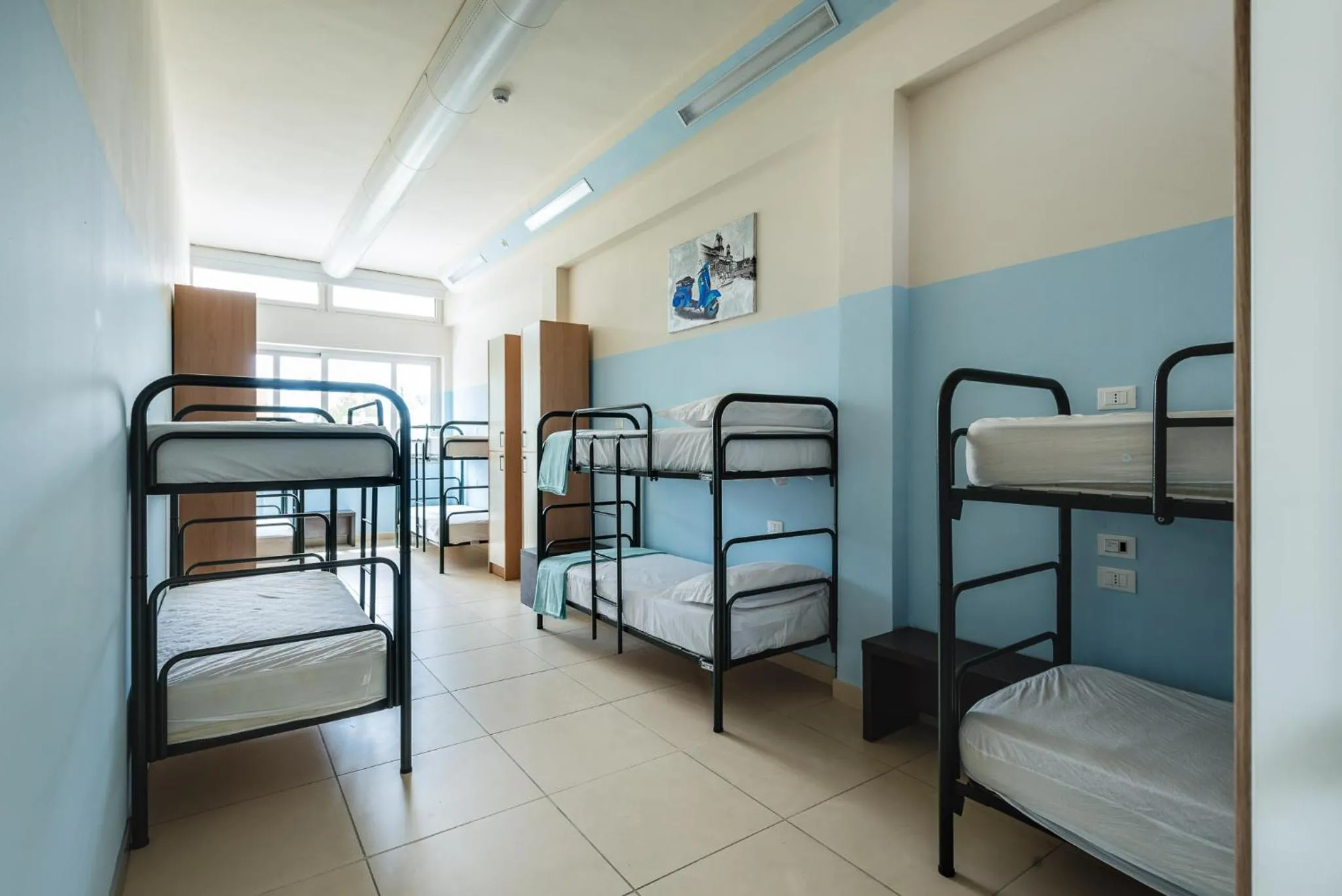 Photo of the whole room, Bed in Eliopoli Beach Hostel & Restaurant