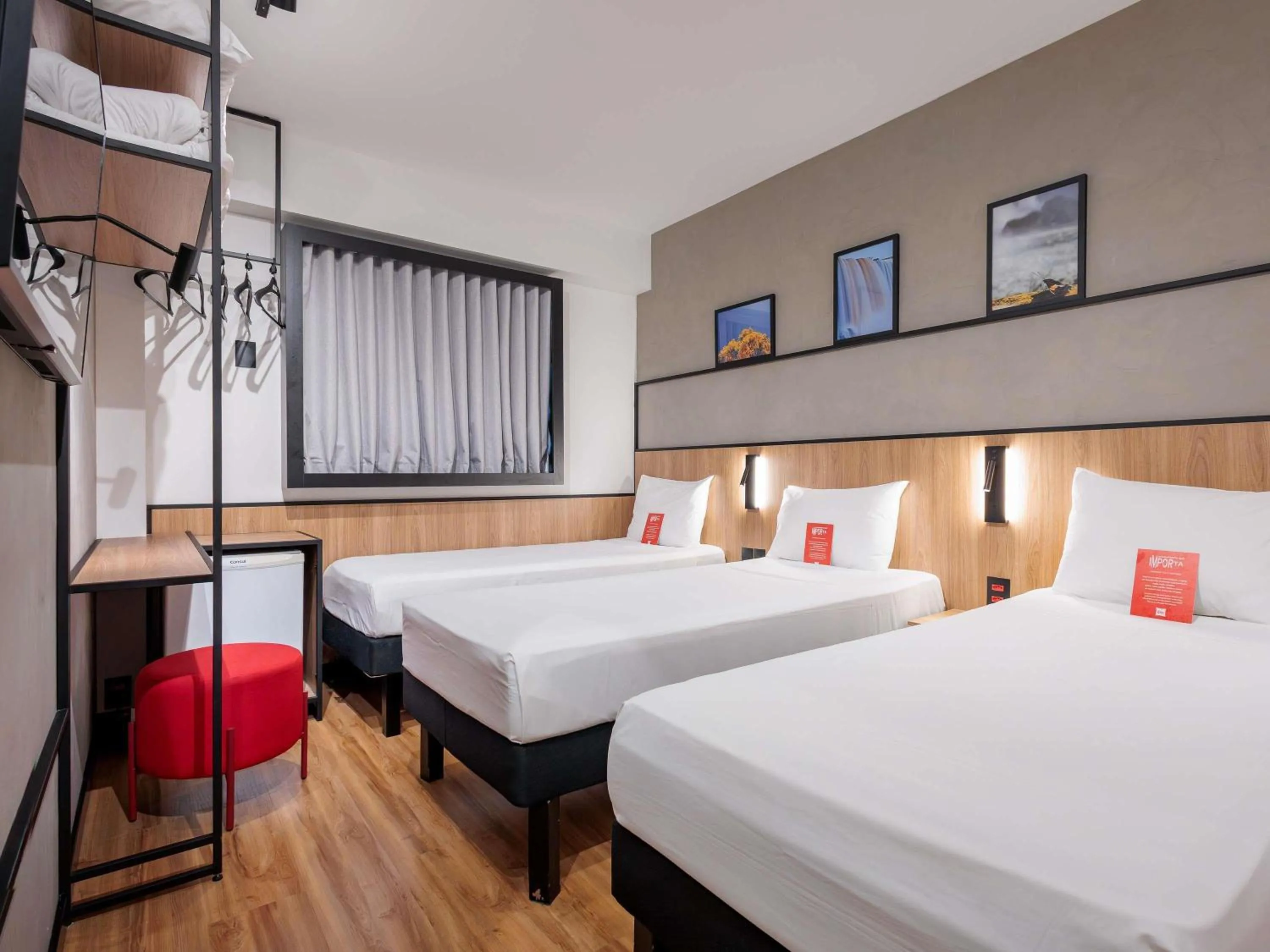 Bedroom, Bed in Ibis Foz do Iguaçu