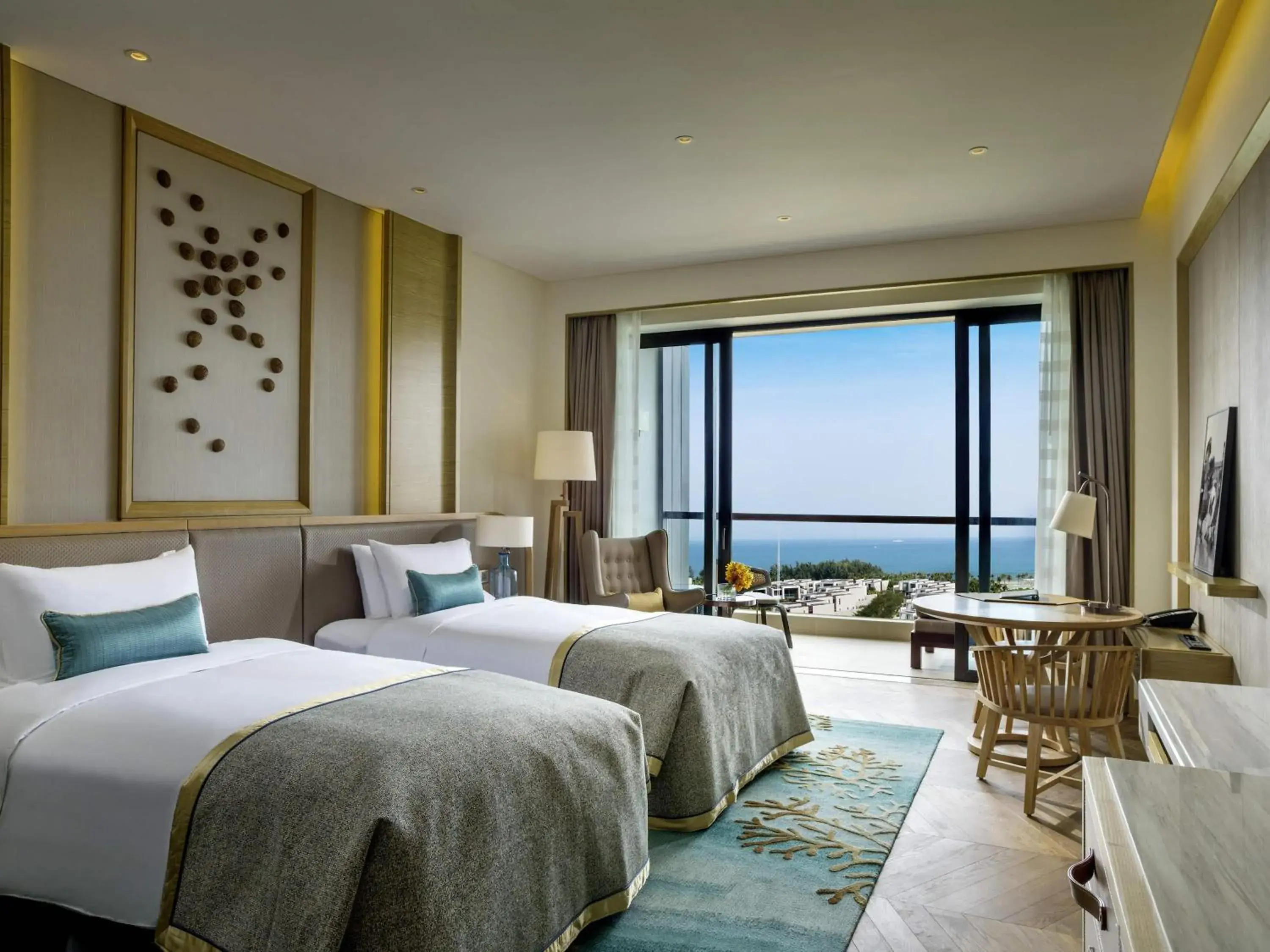 Luxury Twin Room with Ocean View and Club Access in Sofitel Sanya Leeman Resort Luxury Twin Room with Ocean View and Club Access in Sofitel Sanya Leeman Resort