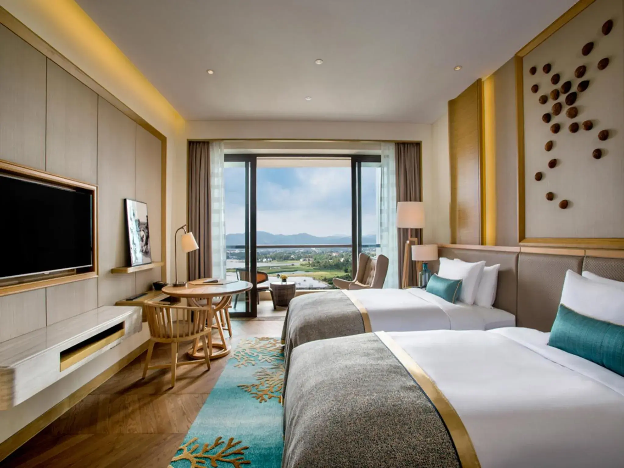 Superior Twin Room with Garden View in Sofitel Sanya Leeman Resort Superior Twin Room with Garden View in Sofitel Sanya Leeman Resort