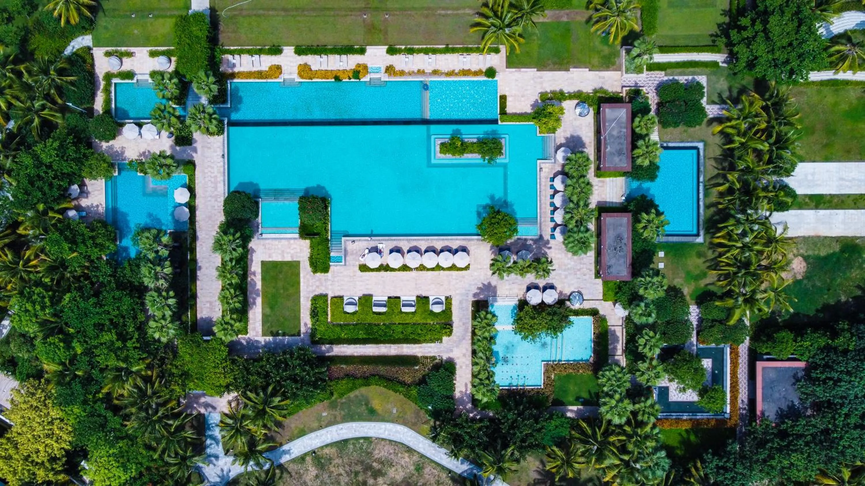 Bird's eye view in Sofitel Sanya Leeman Resort