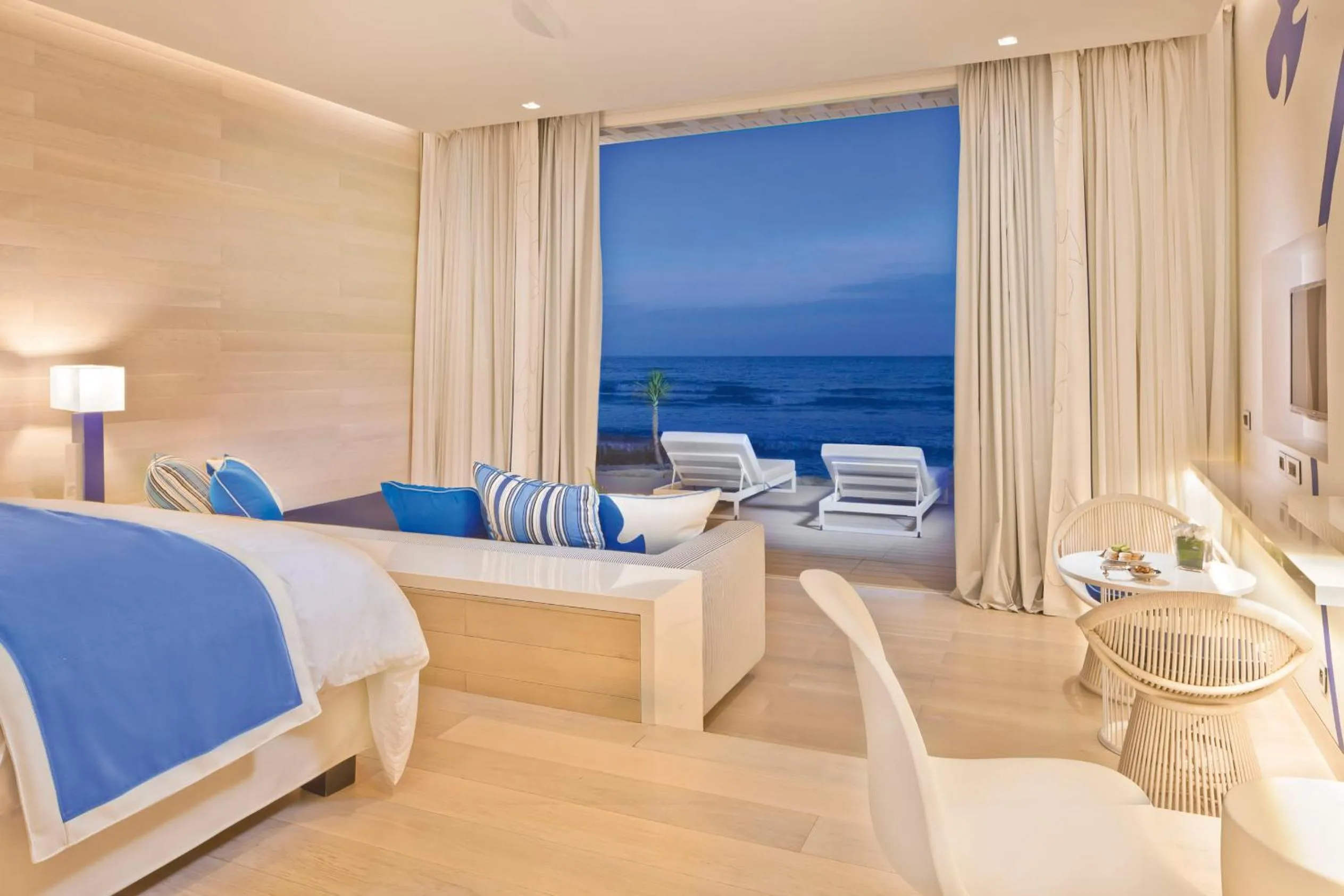 Bed in Sofitel Tamuda Bay Beach And Spa