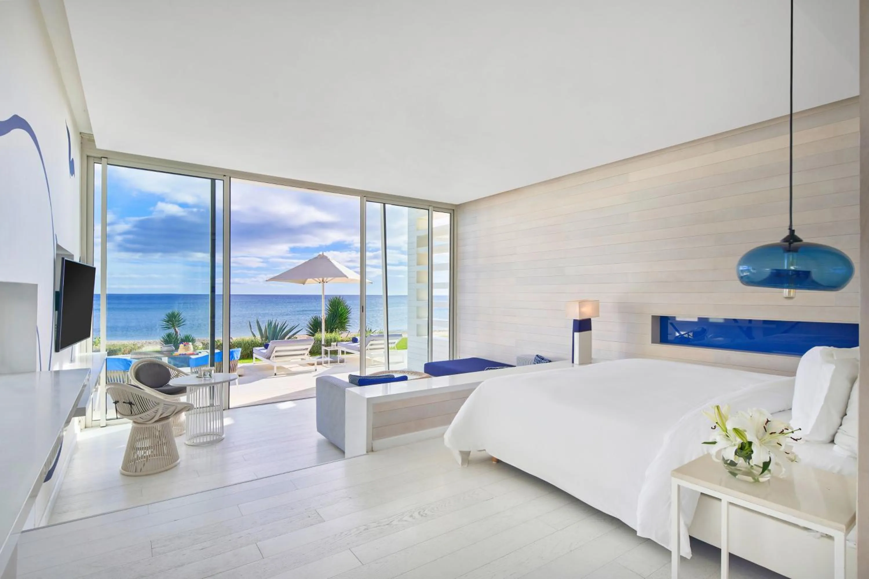 Bed in Sofitel Tamuda Bay Beach And Spa