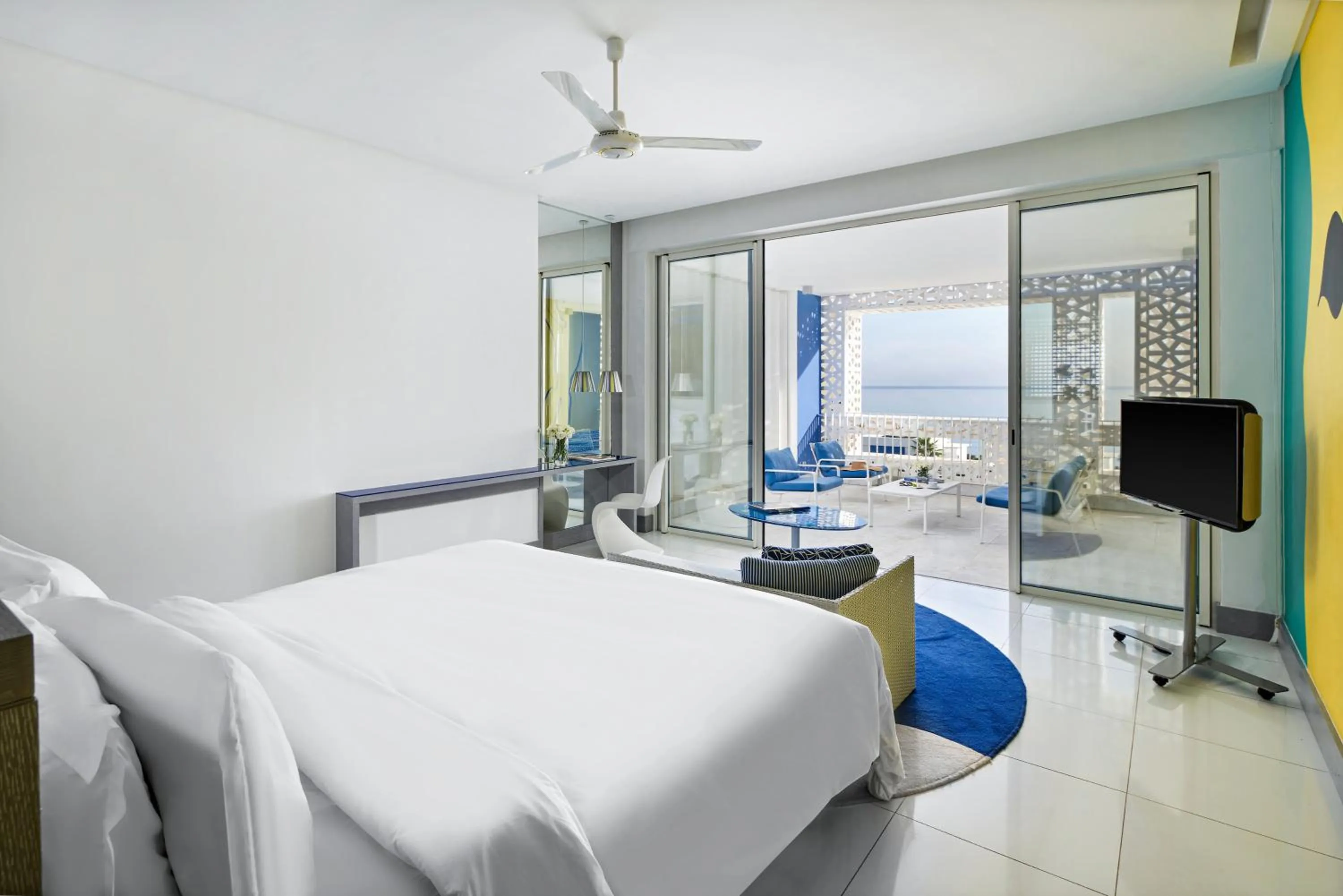 Bed in Sofitel Tamuda Bay Beach And Spa