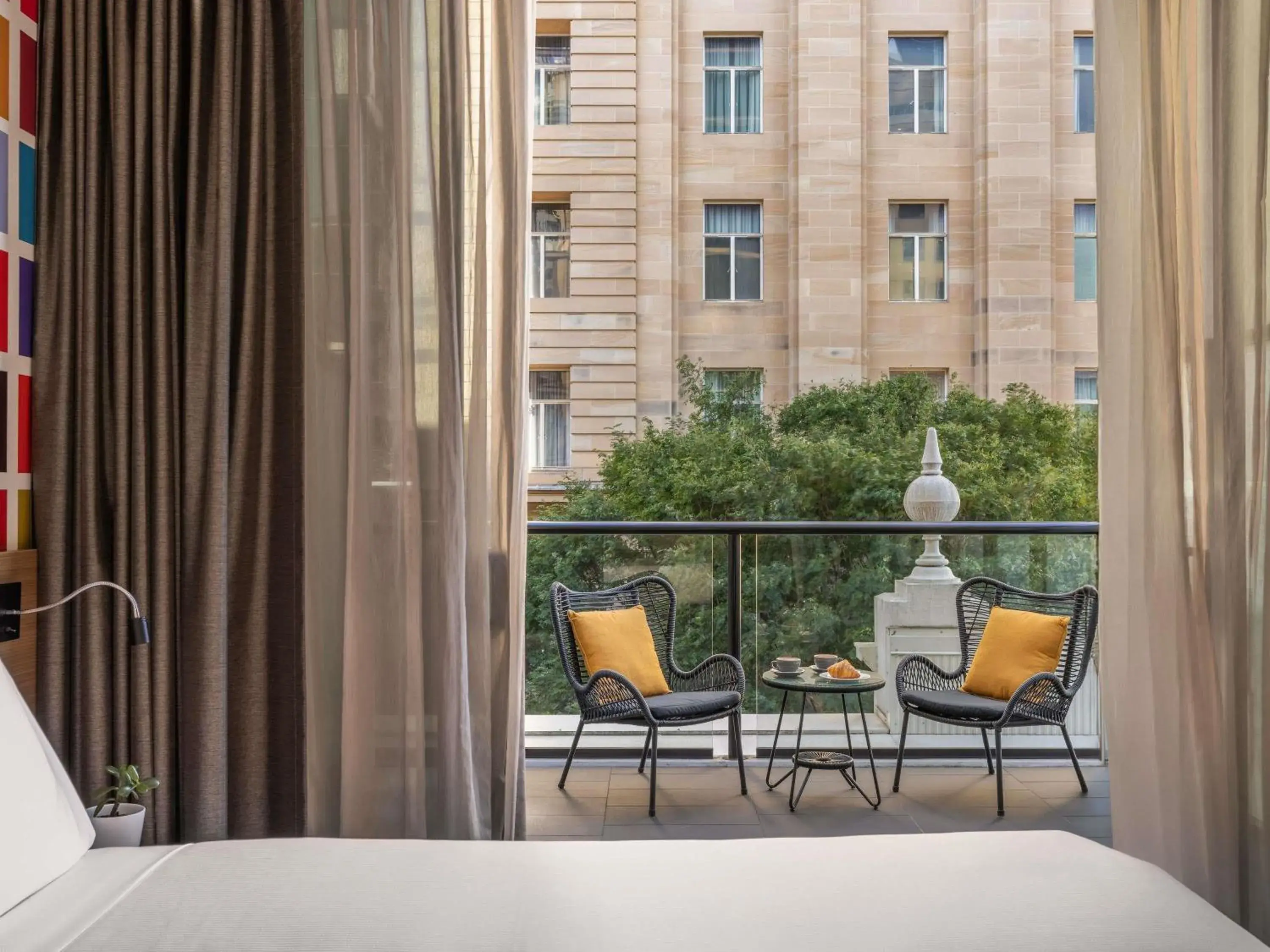 Standard King Room with Balcony in ibis Styles Brisbane Elizabeth Street Standard King Room with Balcony in ibis Styles Brisbane Elizabeth Street