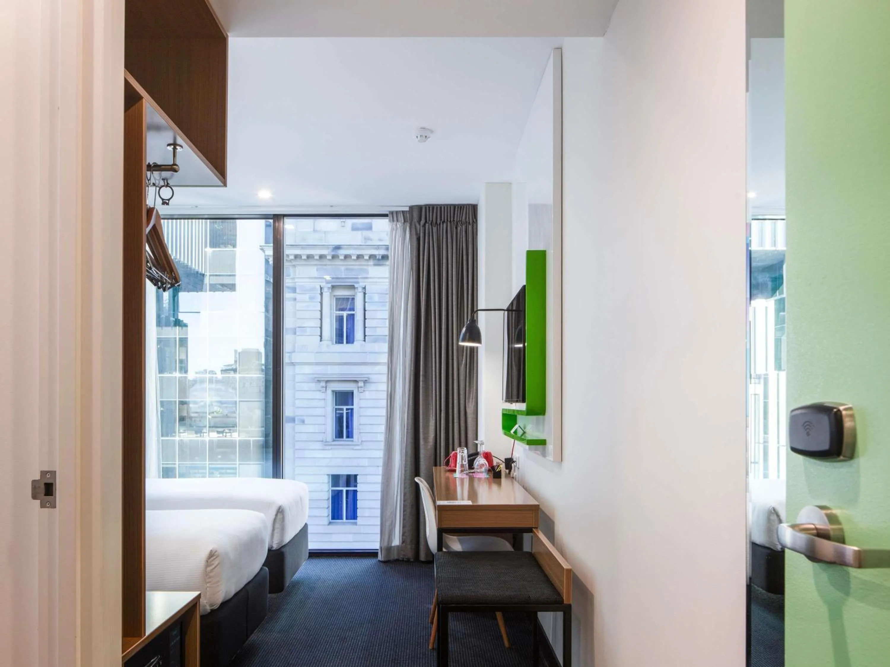 Bedroom, Bed in ibis Styles Brisbane Elizabeth Street