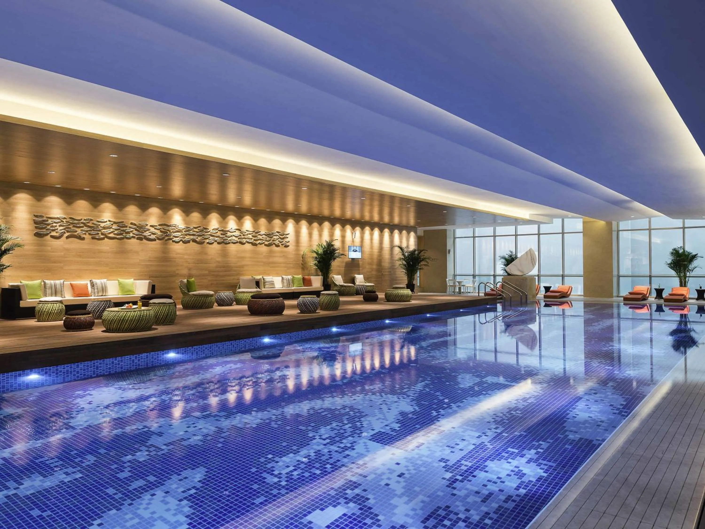 Pool view in NOVOTEL Jinji Lake Suzhou SIP