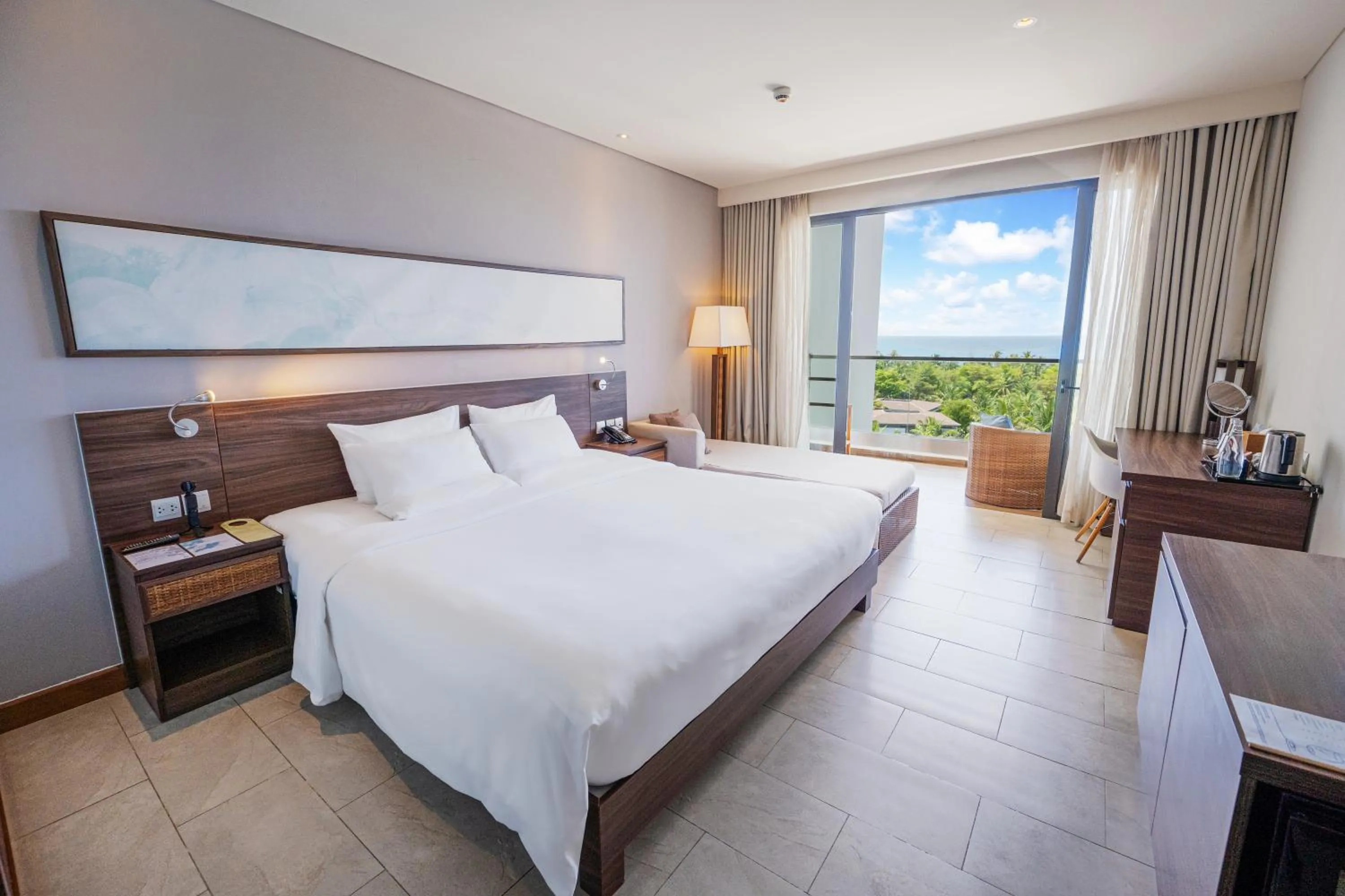 View (from property/room), Bed in Novotel Phu Quoc Resort