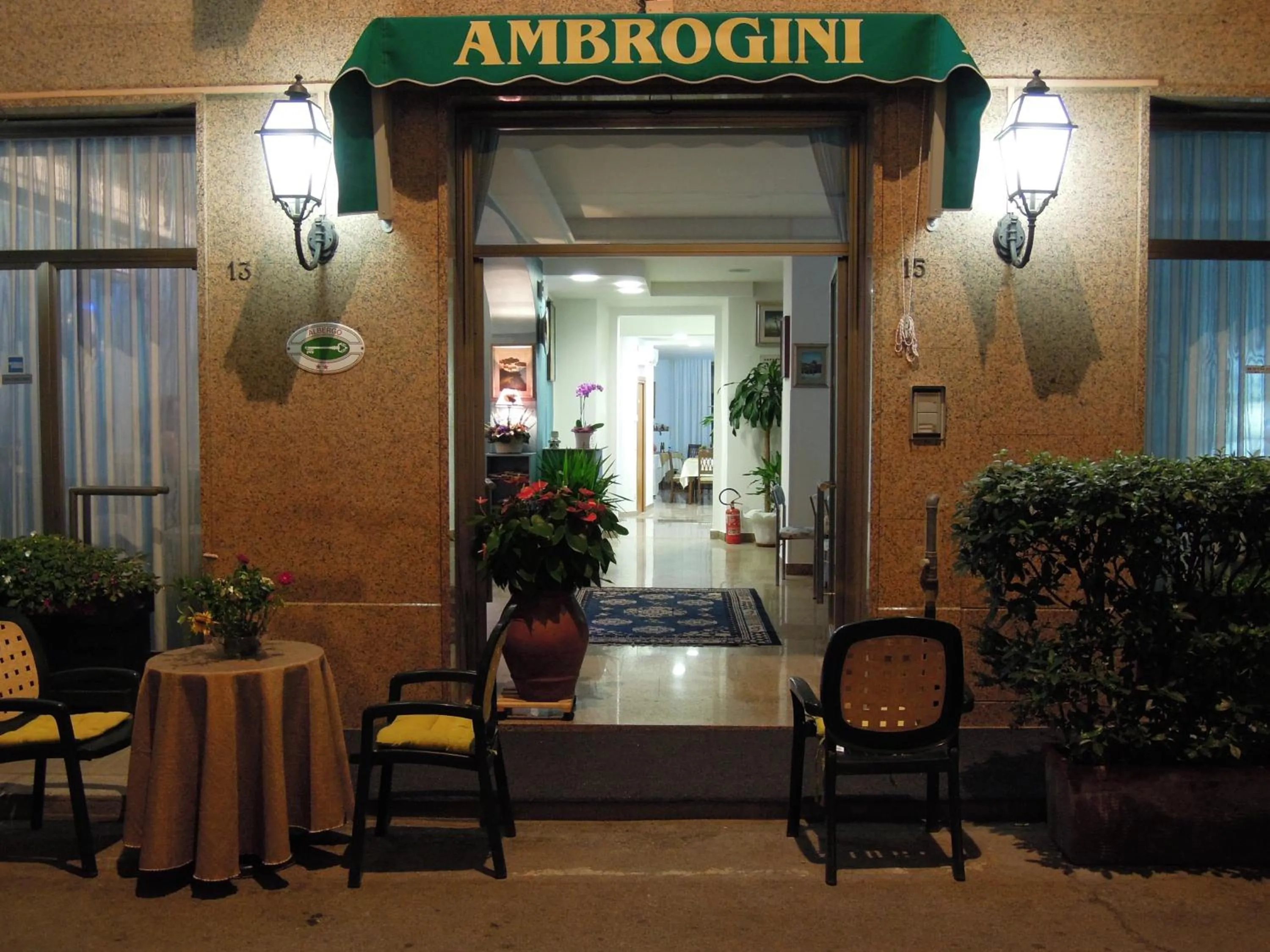 Facade/entrance in Hotel Ambrogini
