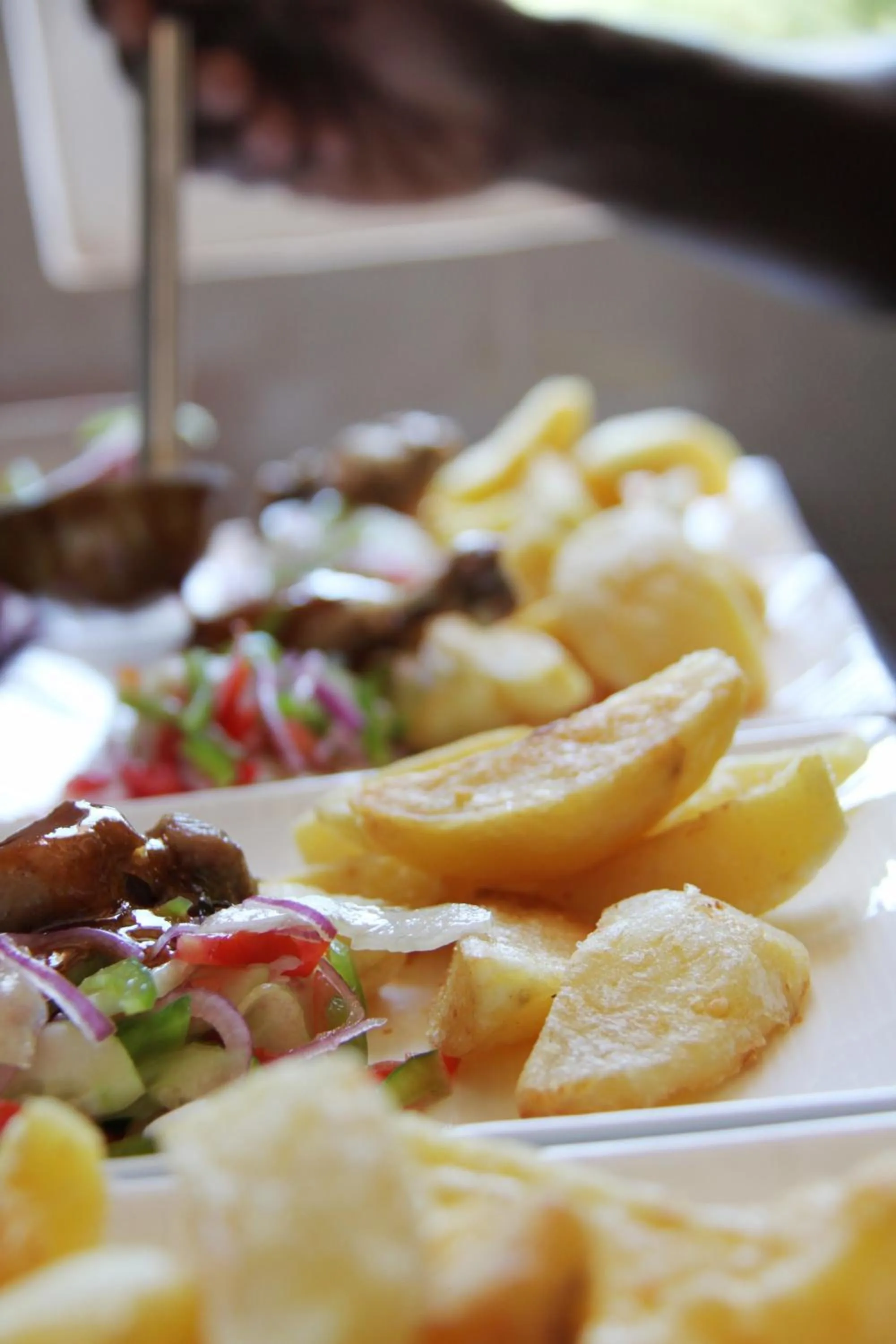 Food close-up in East Point Hotel Moshi