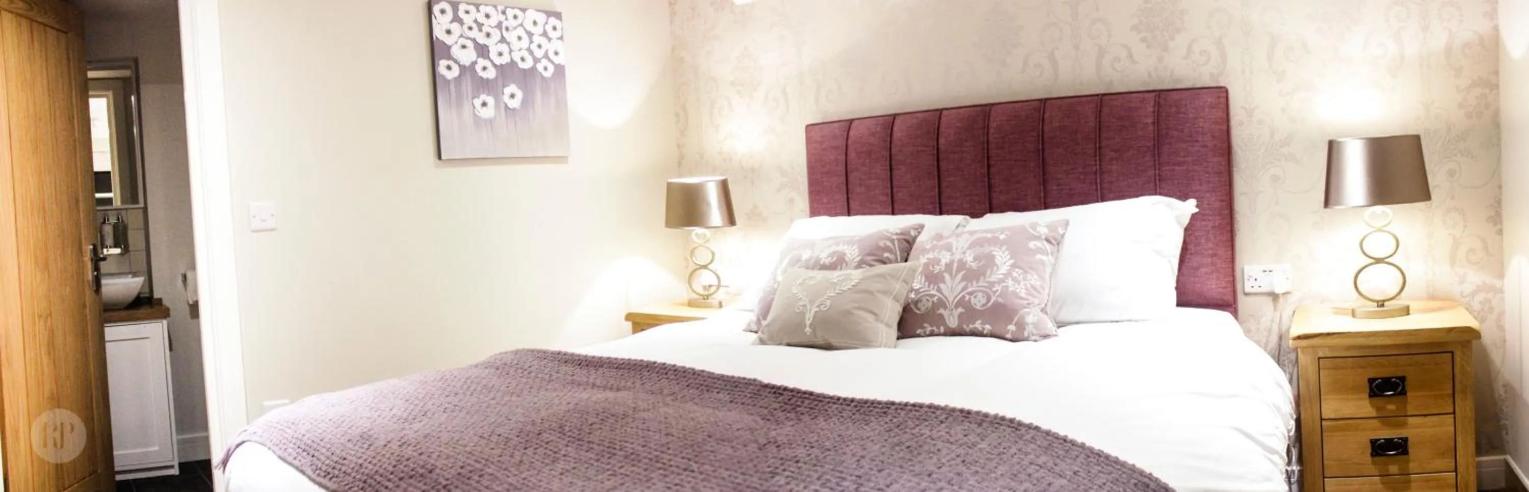 Bed in The White Lion, Soberton