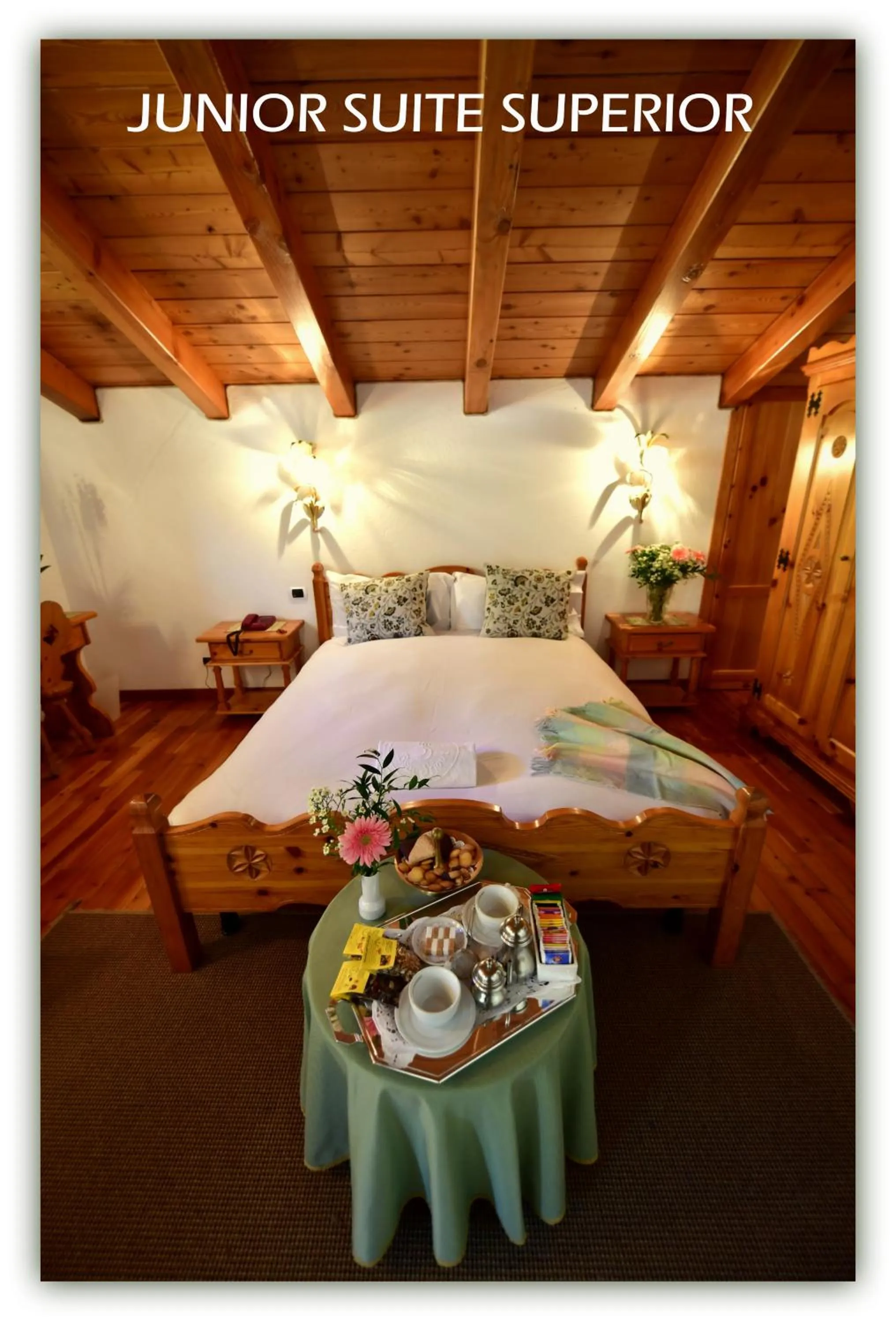 Bed in Hotel Beau Sejour