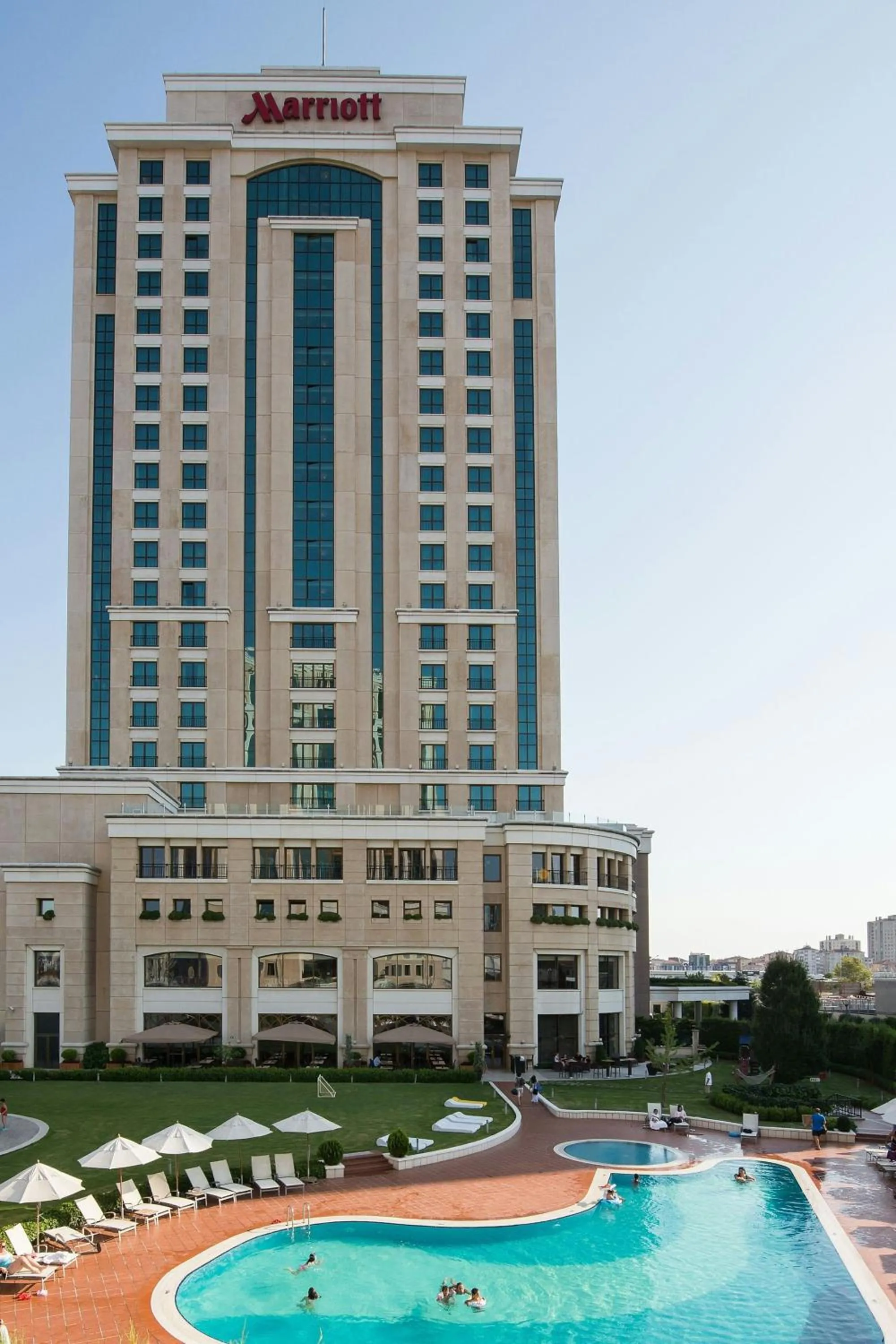 Property building in Istanbul Marriott Hotel Asia