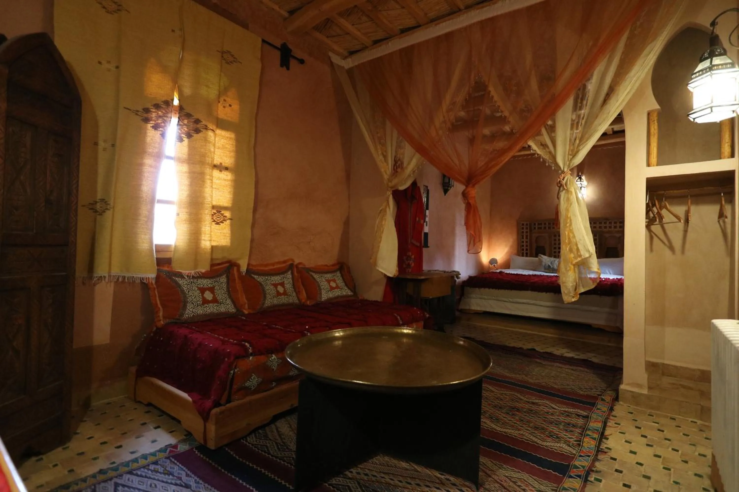 Seating area, Bed in Dar Jnan Tiouira Dades