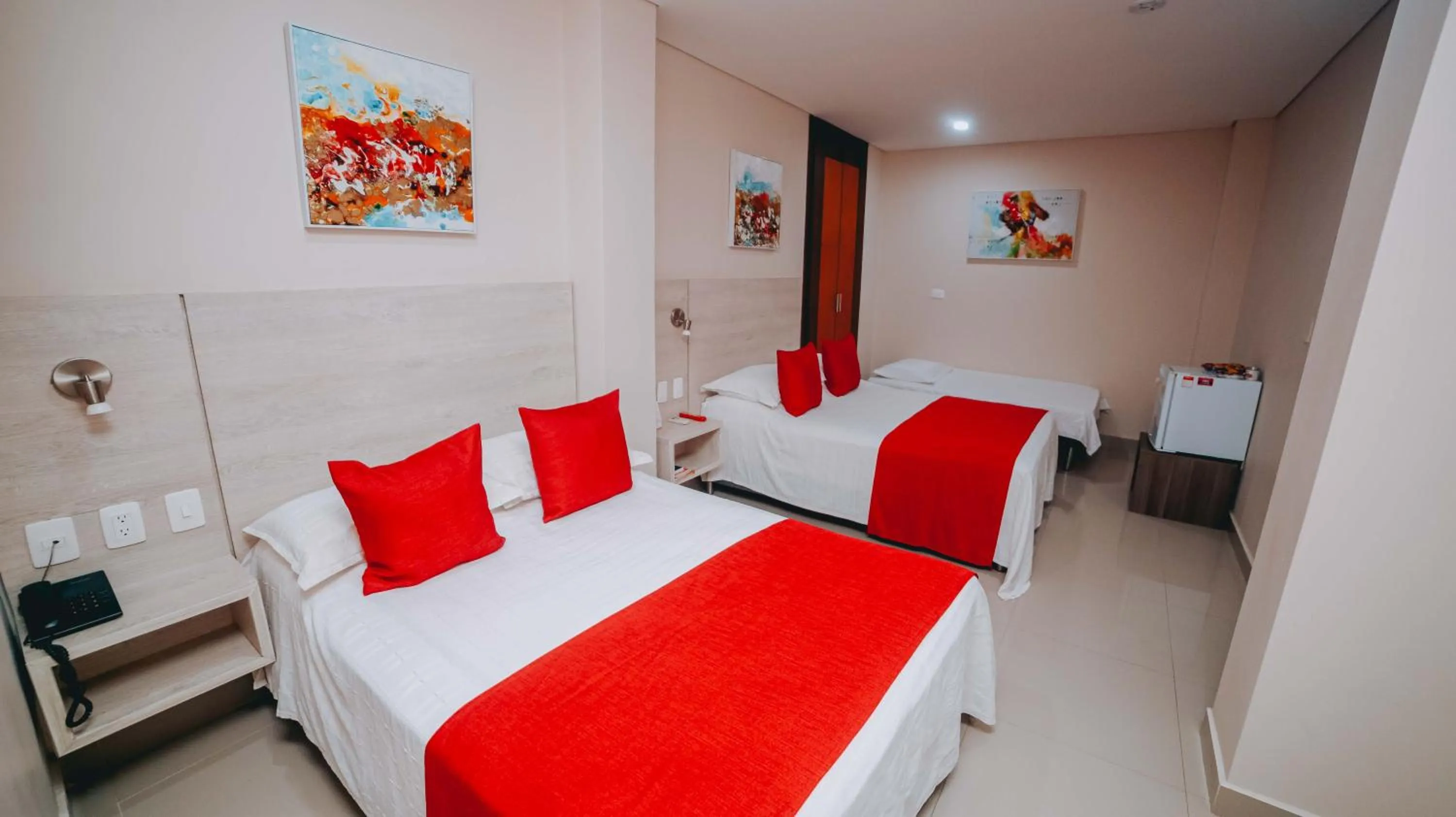 Bed in Hotel Seven Monteria