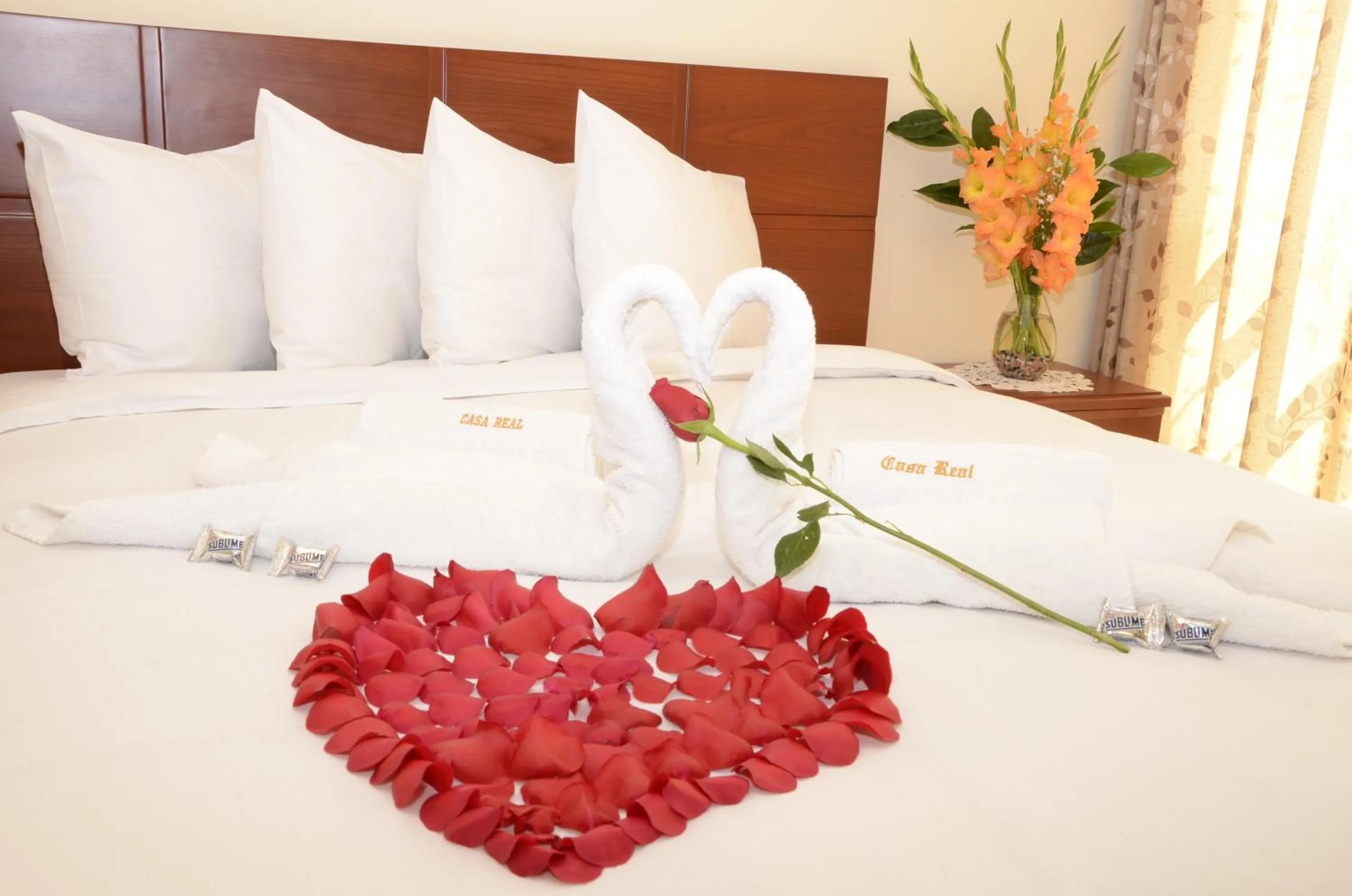 Bed in Casa Real Hoteles