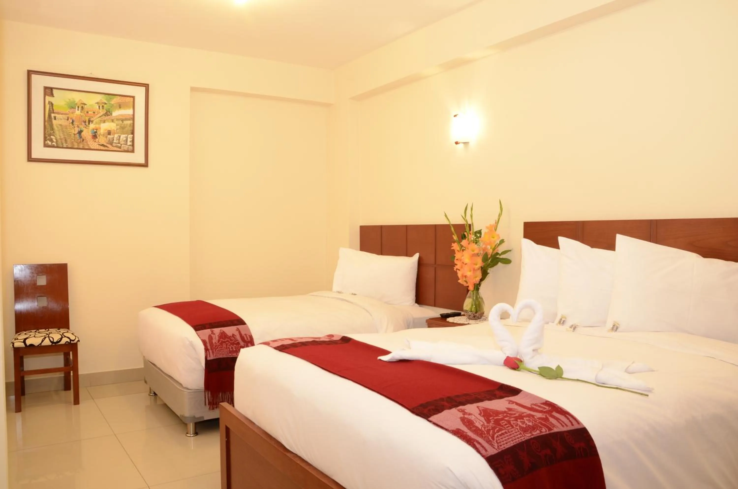 Bed in Casa Real Hoteles