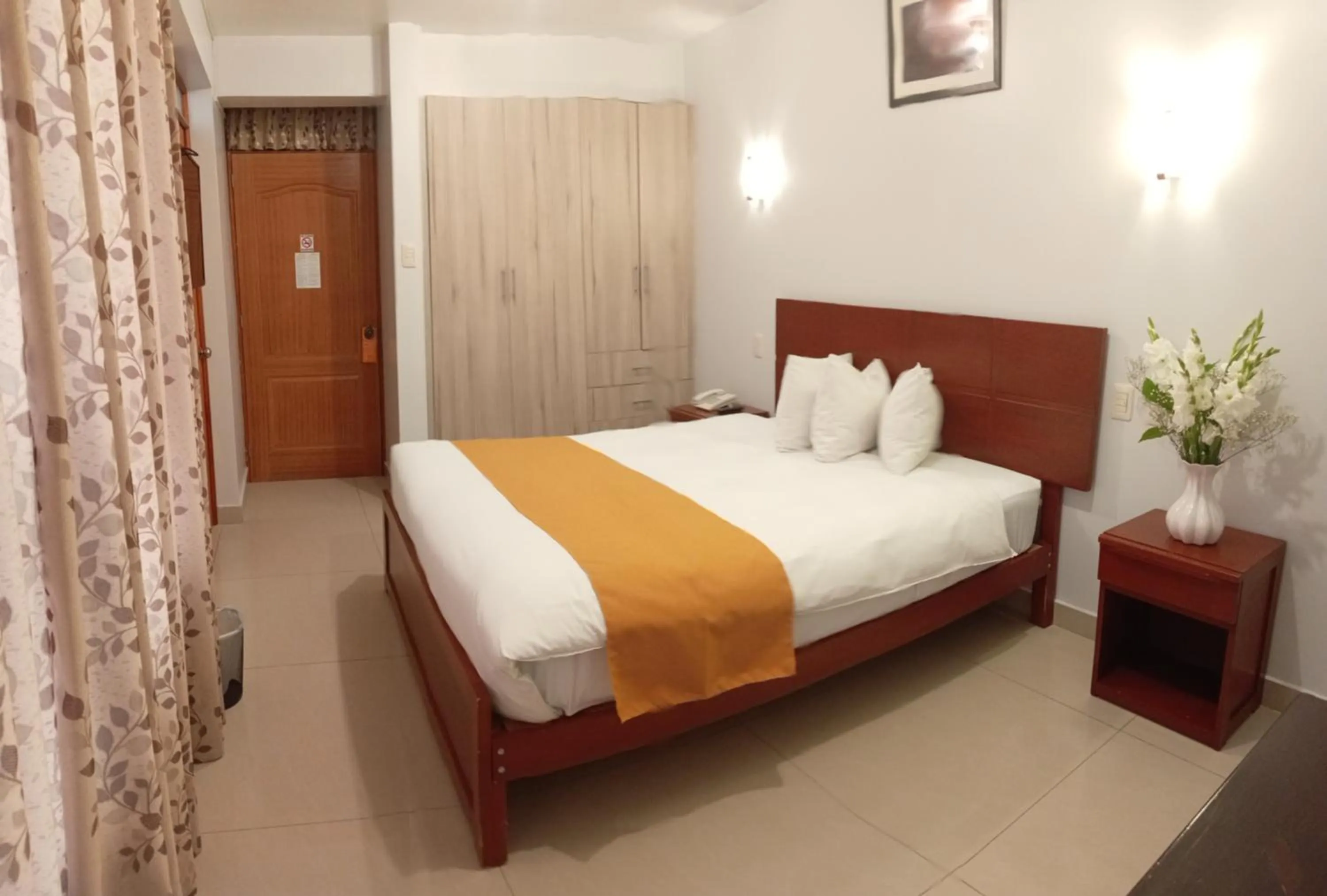 Bed in Aqua Hotel Cusco