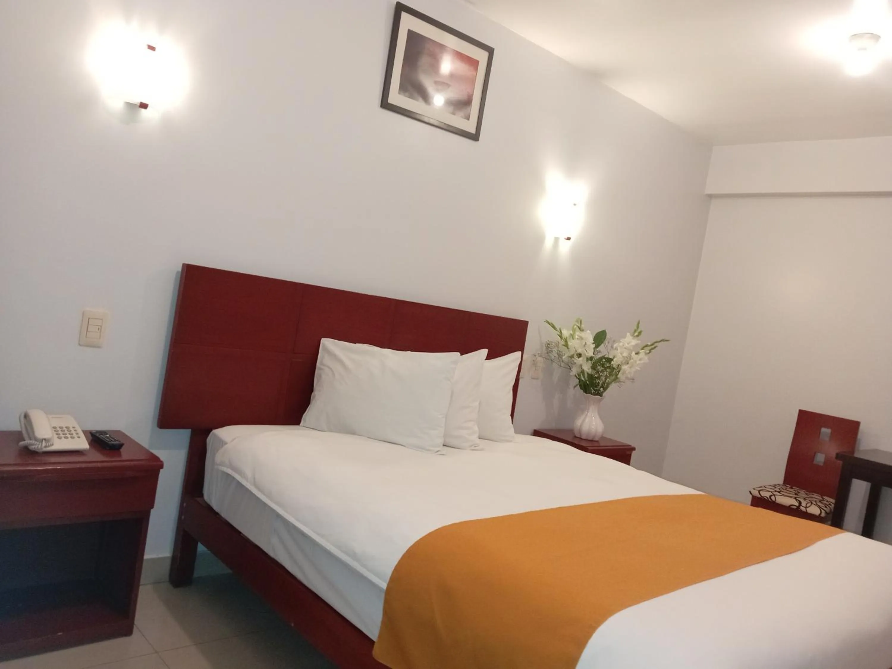 Bed in Aqua Hotel Cusco