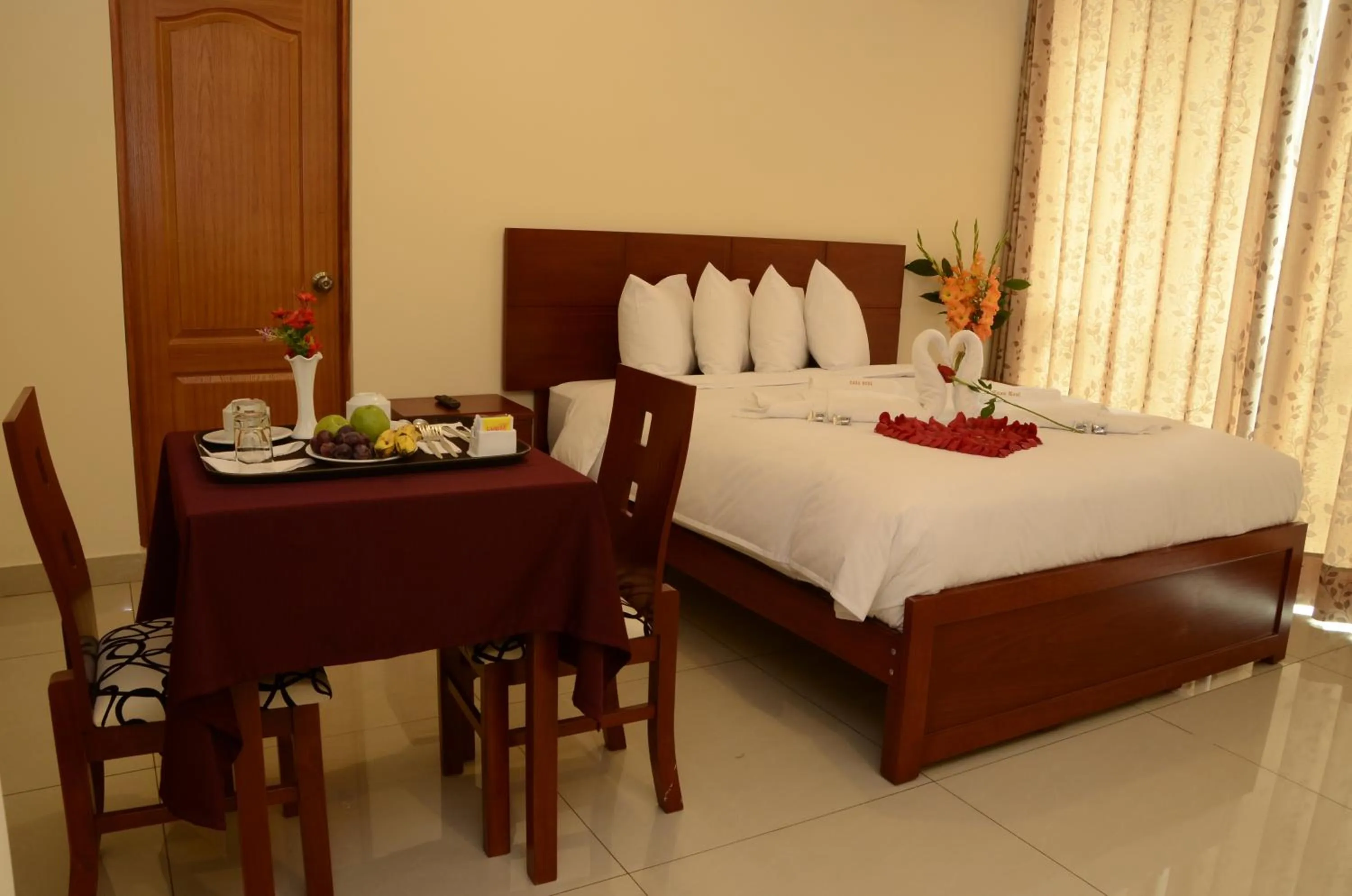 Decorative detail, Bed in Casa Real Hoteles